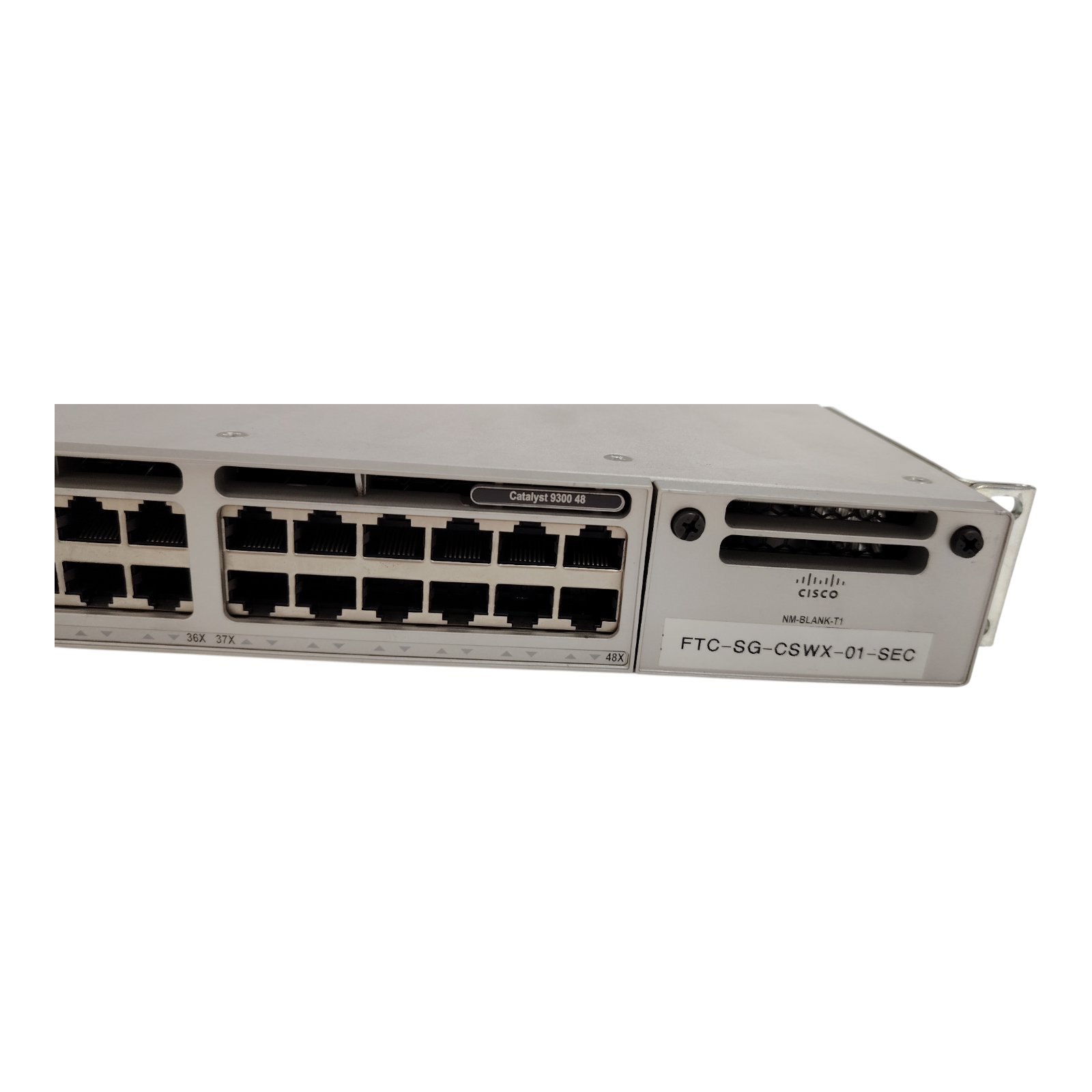 Cisco Catalyst C9300-48T-A 48-Port Gigabit Network Switch – Enterprise Stackable Managed Switch with 2x PSU & 3x Fans