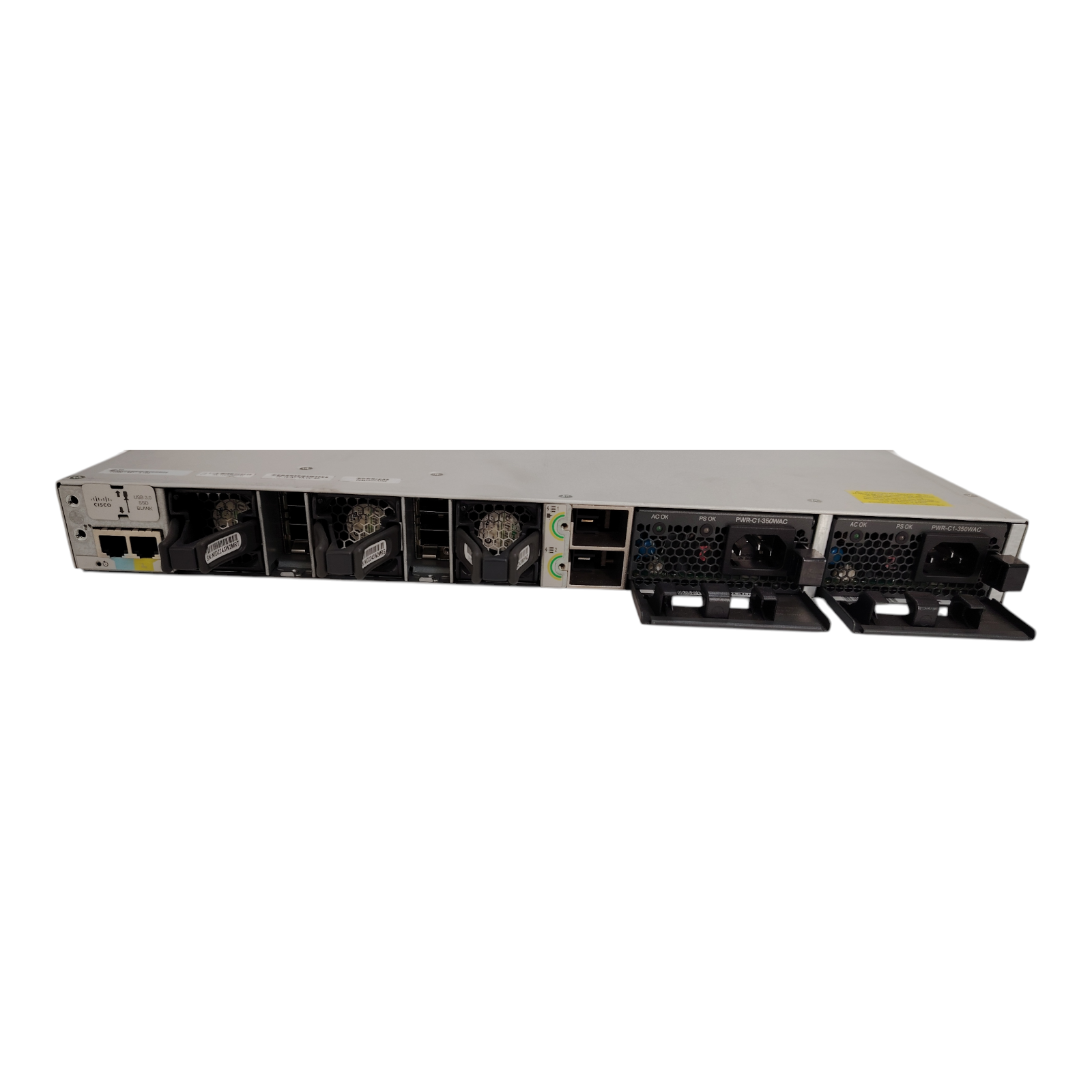 Cisco Catalyst C9300-48T-A 48-Port Gigabit Network Switch – Enterprise Stackable Managed Switch with 2x PSU & 3x Fans