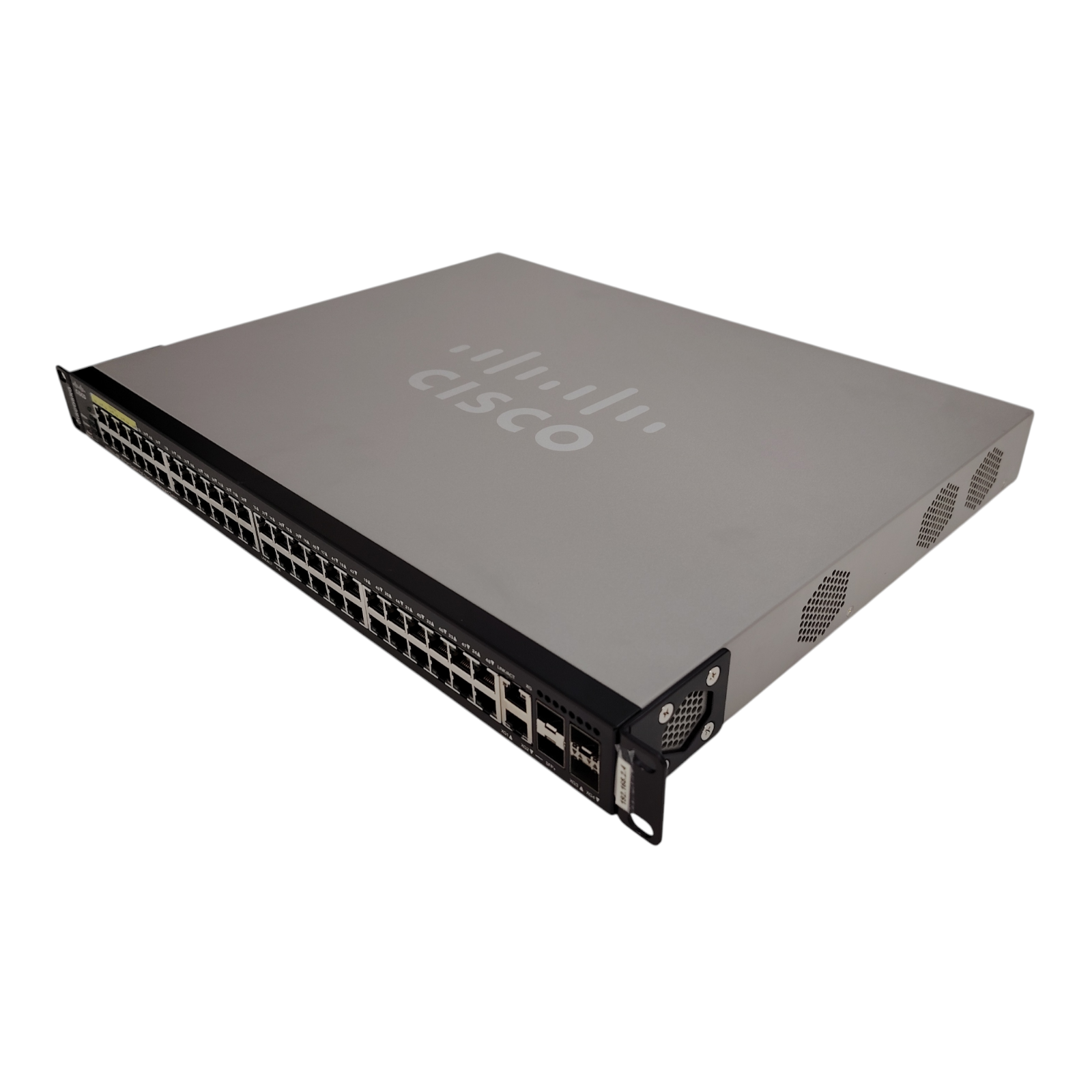 Cisco SG350X-48P-K9 48-Port Gigabit PoE+ Stackable Managed Network Switch with 10G Uplinks
