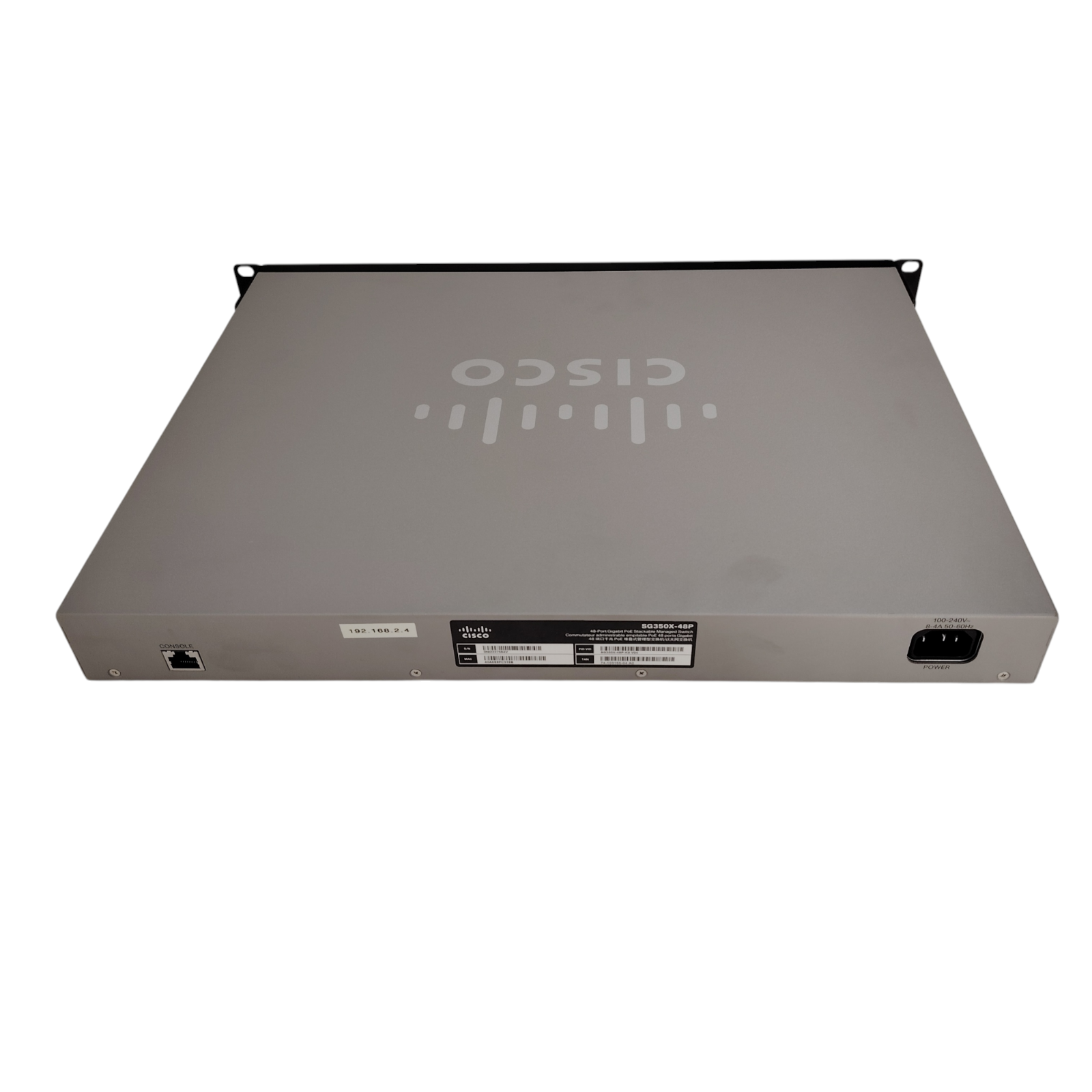 Cisco SG350X-48P-K9 48-Port Gigabit PoE+ Stackable Managed Network Switch with 10G Uplinks