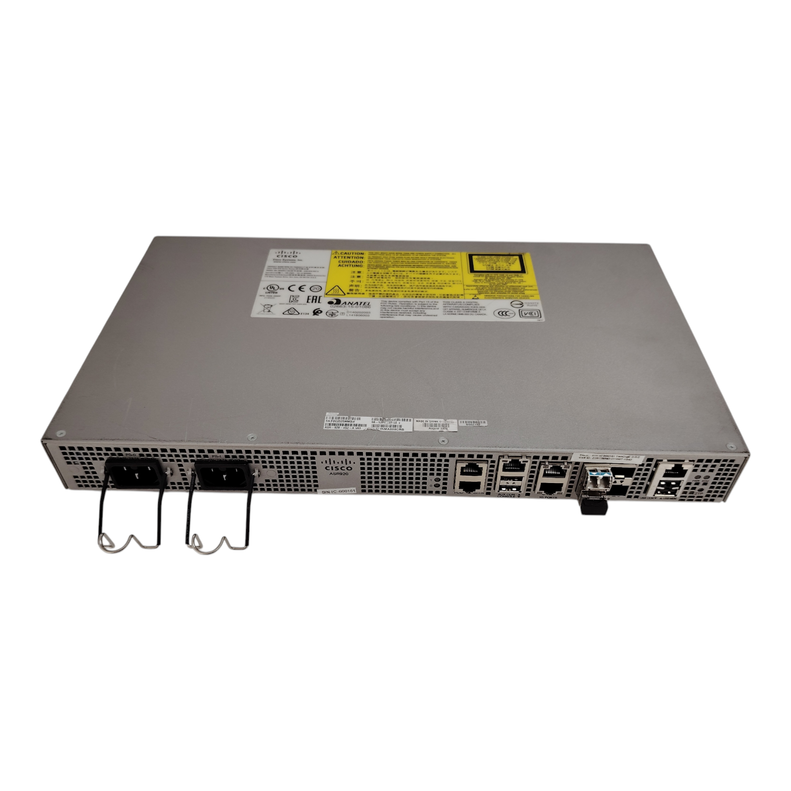 Cisco ASR-920-4SZ-A Router – 2x 1G RJ45 + 4x 10G SFP+ Ports | High-Performance Aggregation Services Router