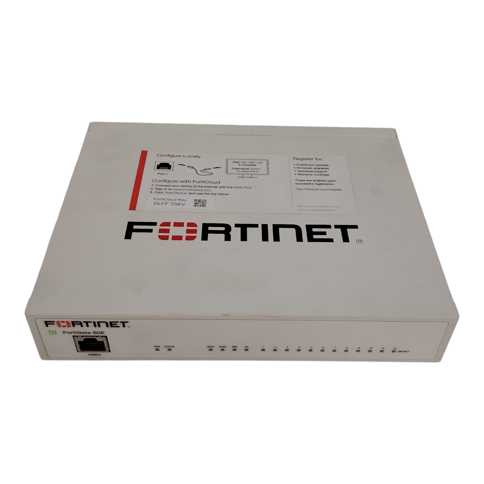 Fortinet FortiGate FG-80E Firewall | 14x GE RJ45 Ports | Next-Generation Network Security Appliance