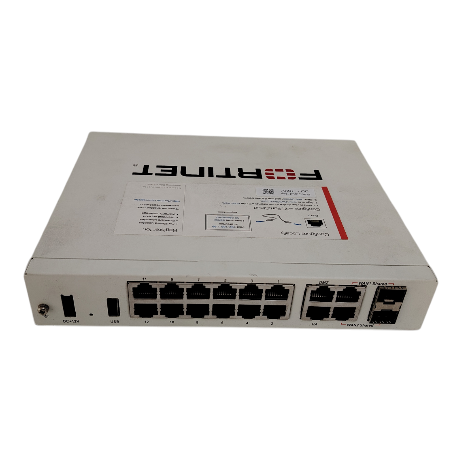 Fortinet FortiGate FG-80E Firewall | 14x GE RJ45 Ports | Next-Generation Network Security Appliance