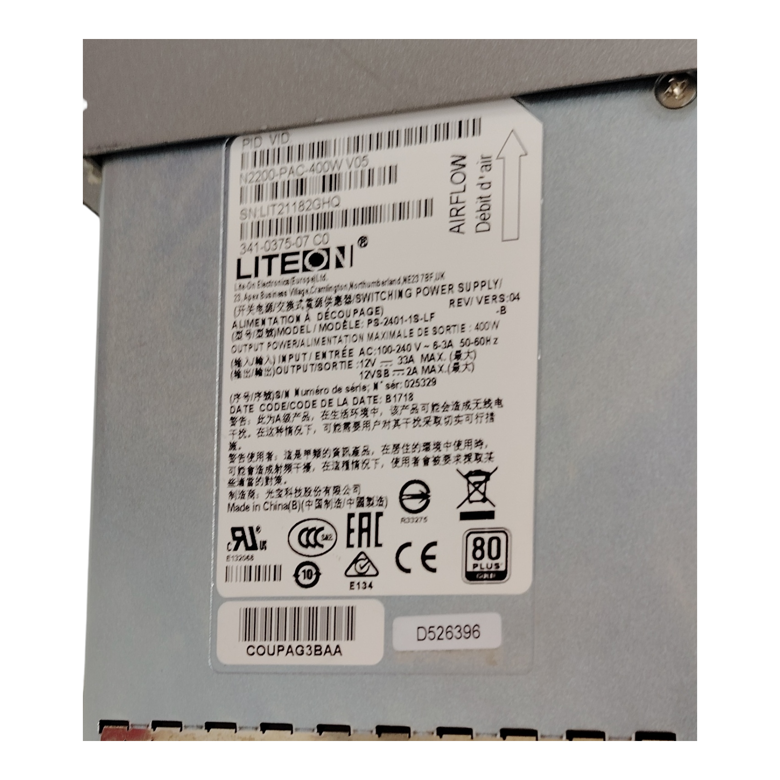 Cisco N3K-C3548P-10GX Nexus 3548P Switch – 48-Port 10GbE, 1U Rackmount, Low-Latency Data Center Networking