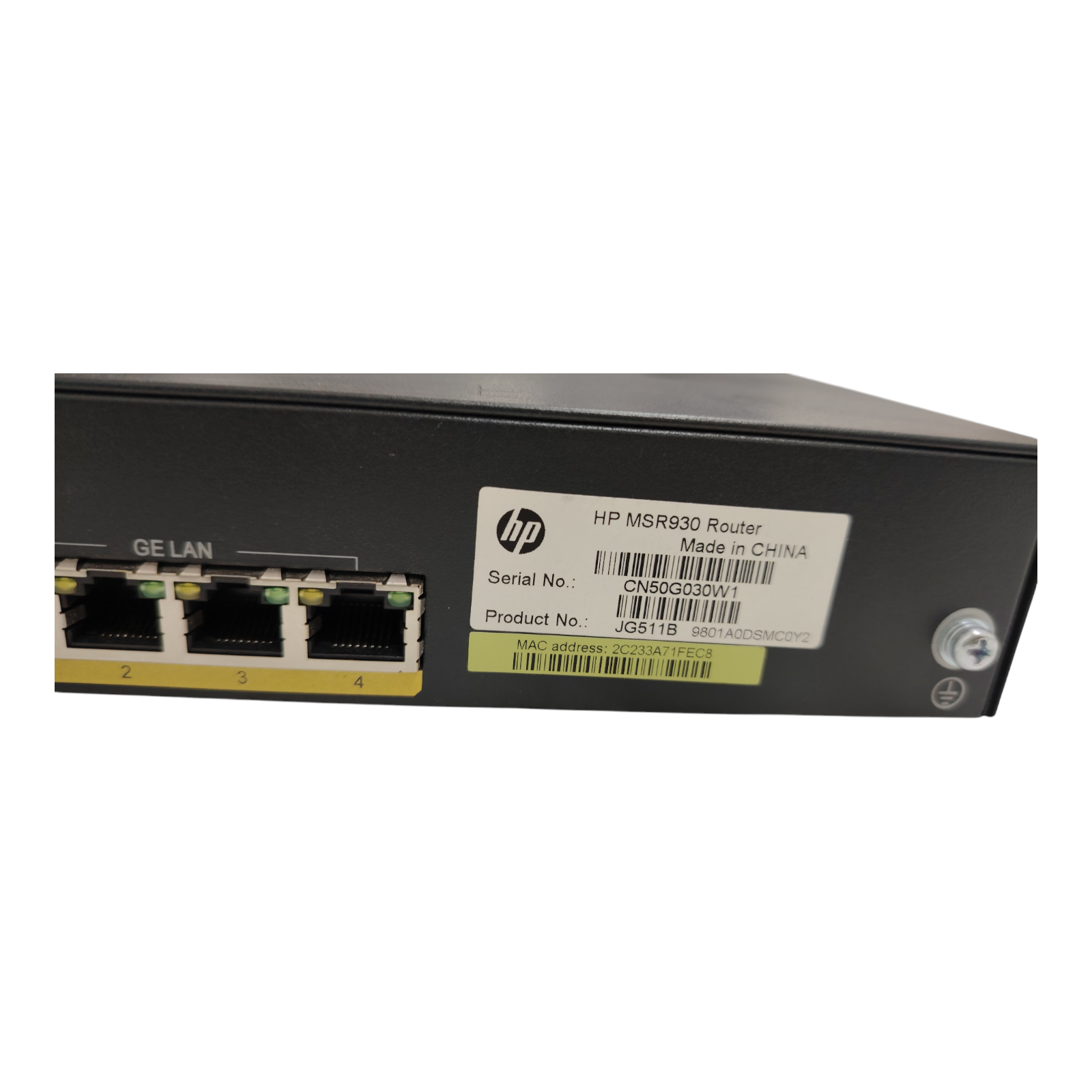 HP JG511B MSR930 Router – High-Performance Enterprise Branch Networking Solution