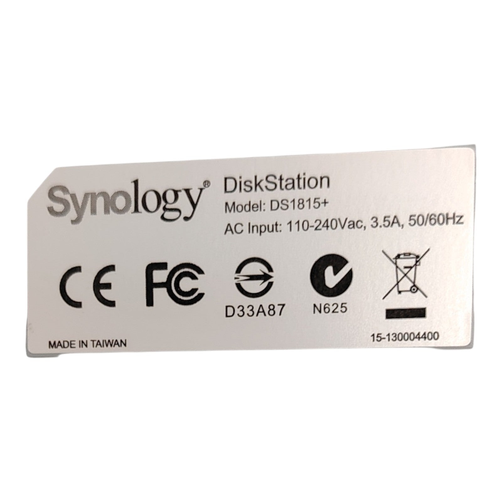 Synology DiskStation DS1815+ 8-Bay NAS – Quad-Core 2.4GHz, AES-NI Encryption, Expandable RAM, SMB Storage