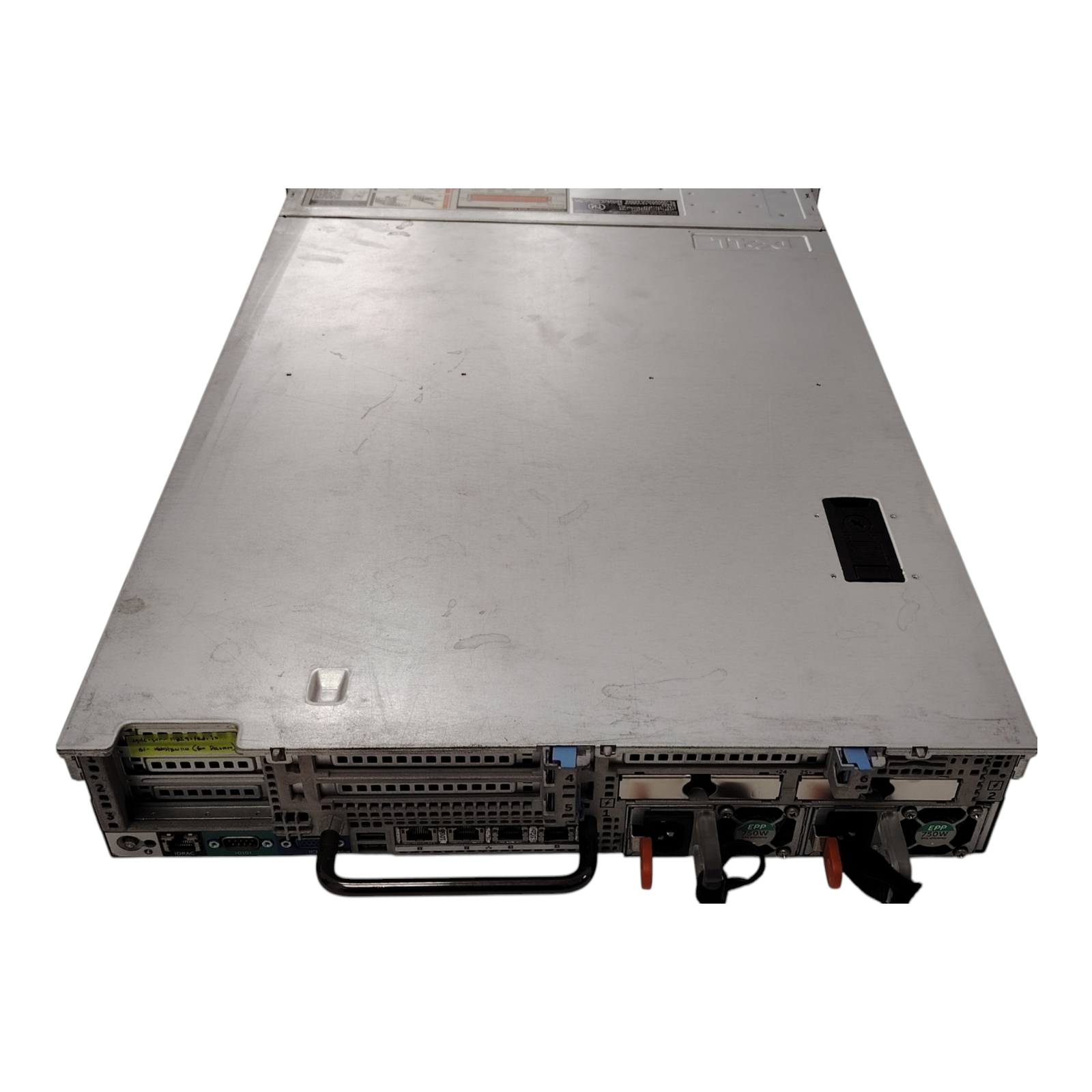 Dell PowerEdge R730XD 2U Server – 2× Xeon E5-2630 v3, 128GB DDR4 ECC RAM, 12× 1.6TB SSD (19.2TB), RAID, 750W PSUs