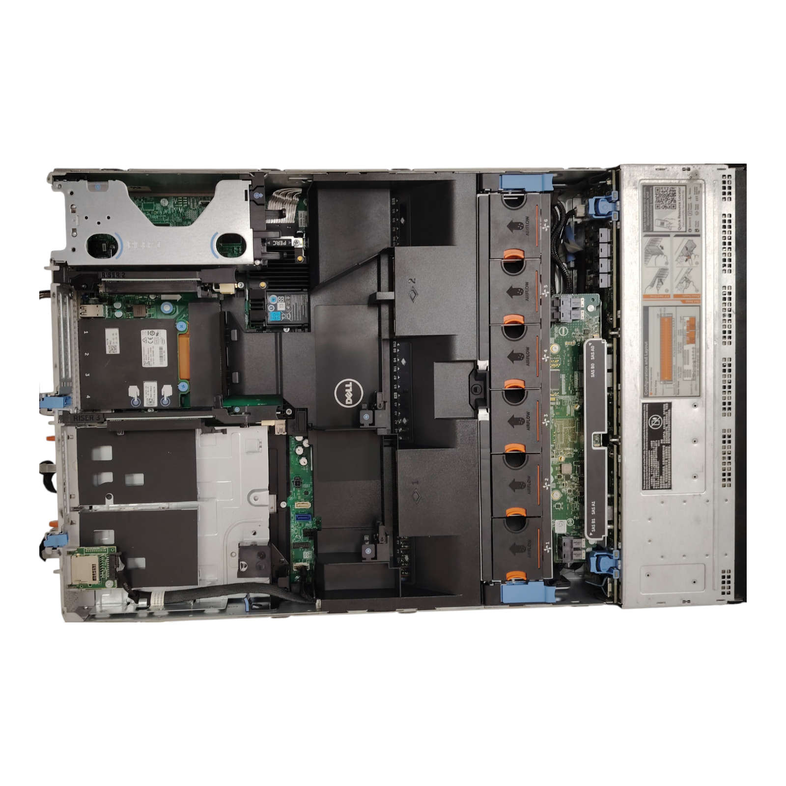 Dell PowerEdge R730XD 2U Server – 2× Xeon E5-2630 v3, 128GB DDR4 ECC RAM, 12× 1.6TB SSD (19.2TB), RAID, 750W PSUs