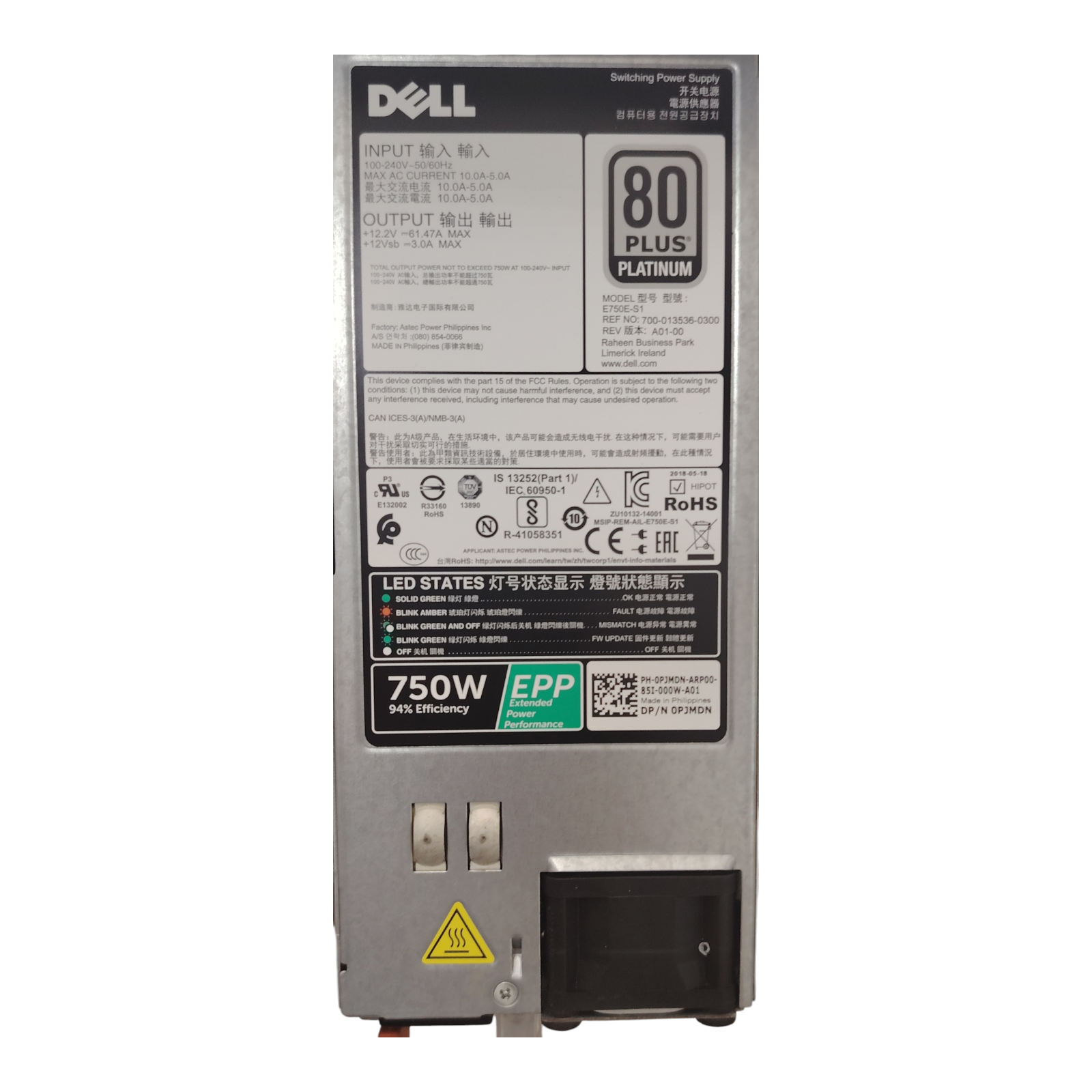 Dell PowerEdge R740 2U Rack Server – Dual Xeon Gold 6134, 32GB DDR4 RAM, RAID, Dual 750W PSU