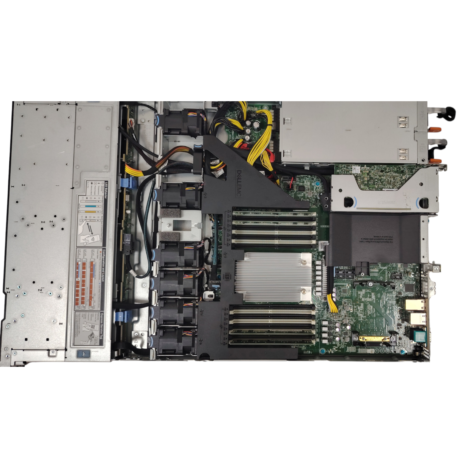 Dell R6515 1U Rack Server | AMD EPYC 7232P | 32GB DDR4 RAM | 2X 480GB SSD | Dual 550W PSU