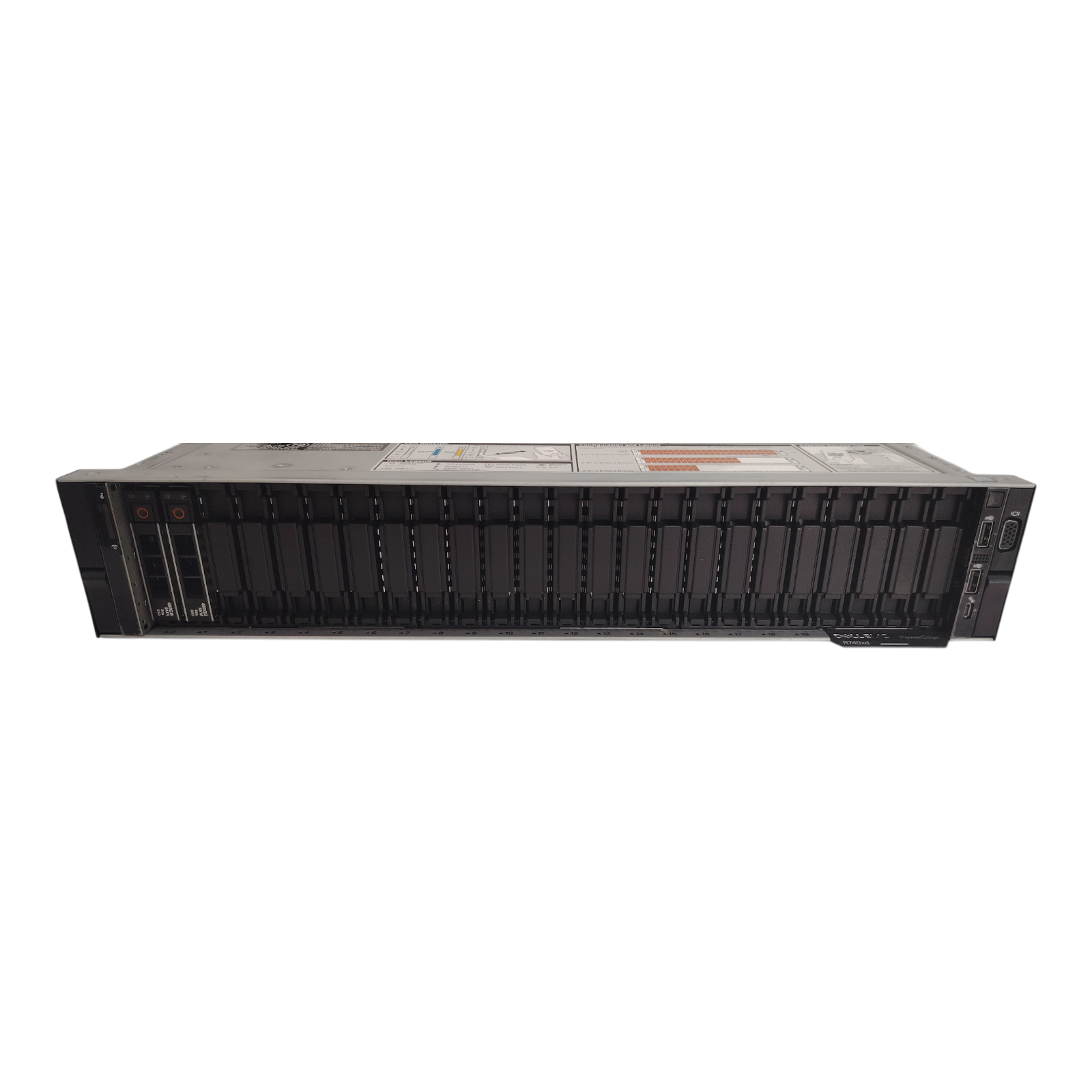 Dell PowerEdge R740xd Rack Server | 2× Intel Xeon Gold 6238R | 2× 480GB SSD | 24-Bay 2.5" | HBA RAID | 750W PSU