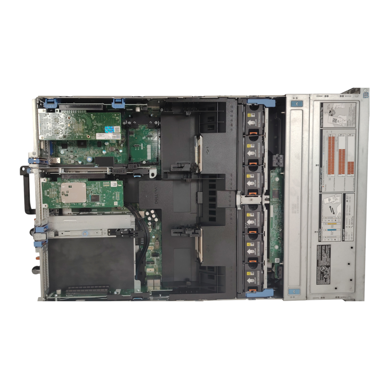 Dell PowerEdge R740xd Rack Server | 2× Intel Xeon Gold 6238R | 2× 480GB SSD | 24-Bay 2.5" | HBA RAID | 750W PSU
