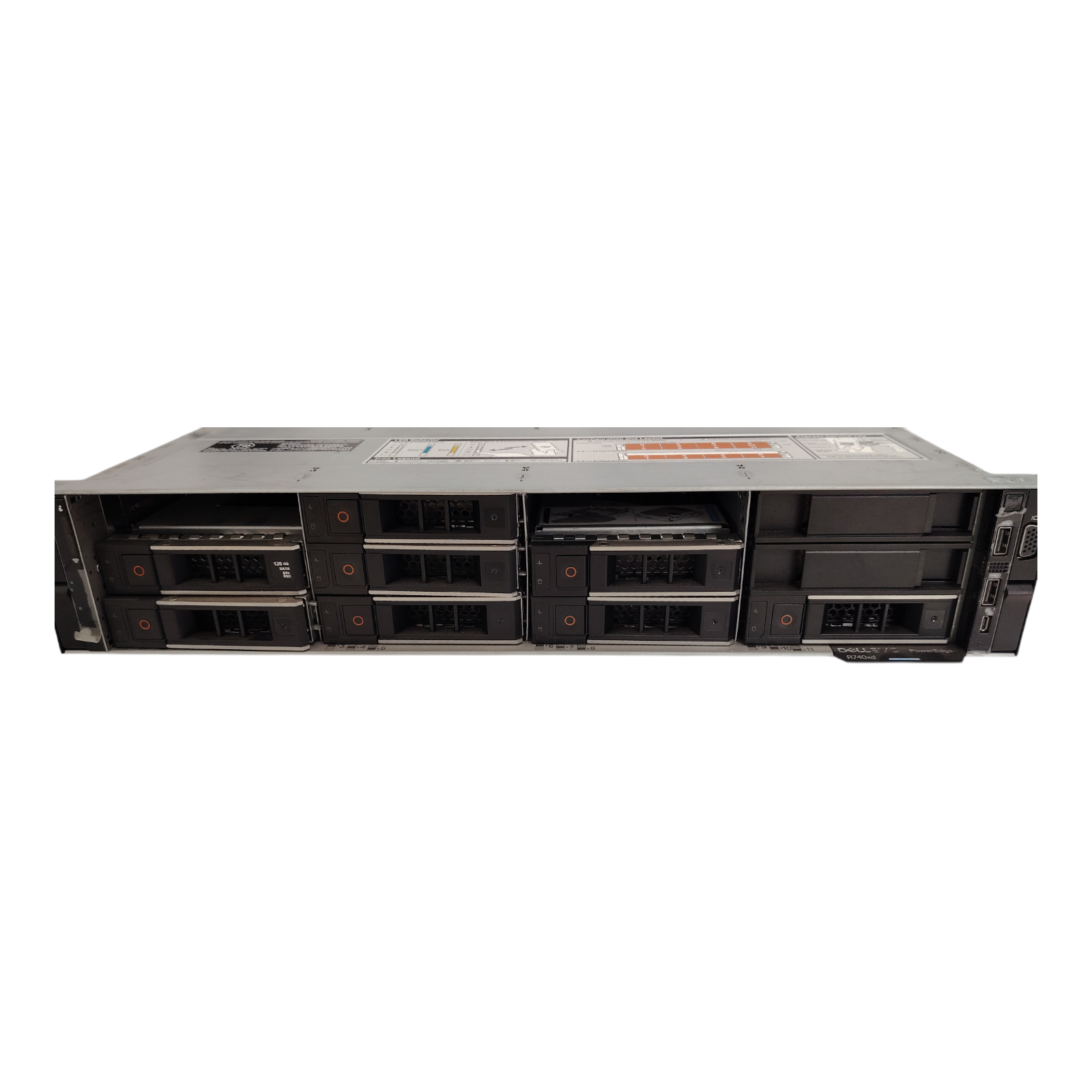 Dell PowerEdge R740xd Rack Server | 2× Intel Xeon Platinum 8173M | 56 Cores | 1.92TB SSD | 12-Bay 3.5" | 2U Enterprise Server
