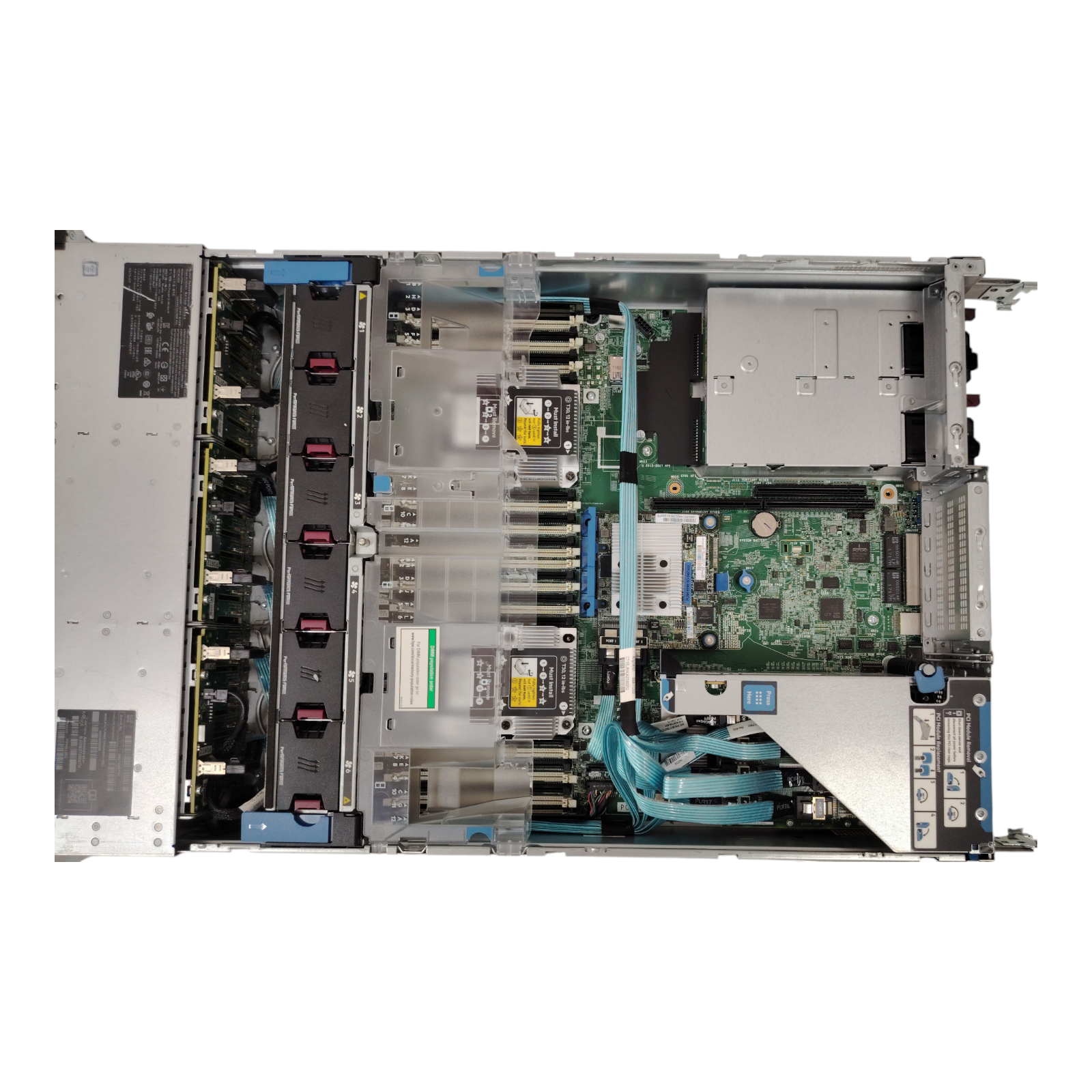 HP DL380 Gen10 24SFF Server No CPU RAM HDD, P408i-a RAID, SAS Expander, 800W PSU