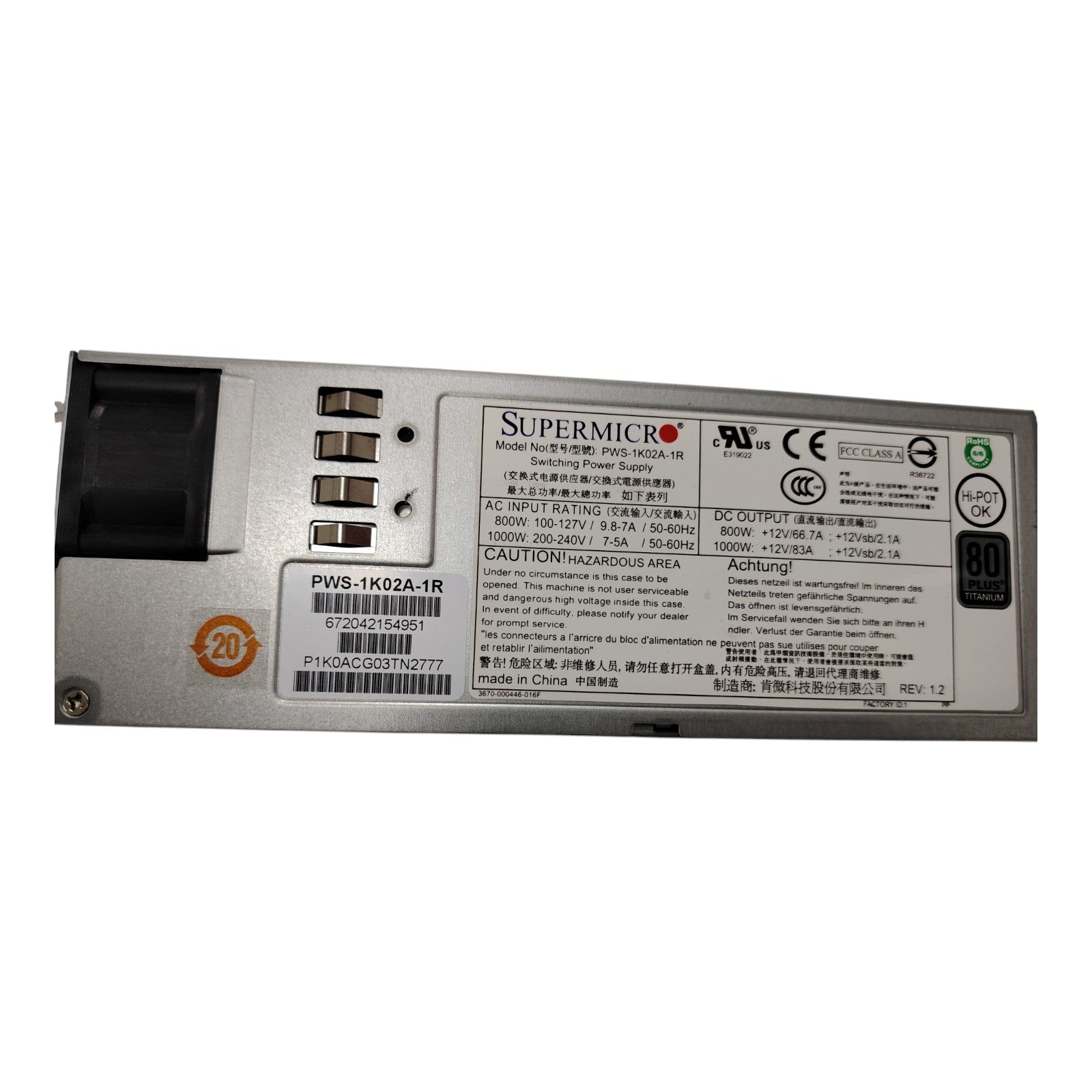 Supermicro 829U-10 2U Rackmount Server | Dual Intel Xeon E5-2690 v4 | Redundant 1000W PSU