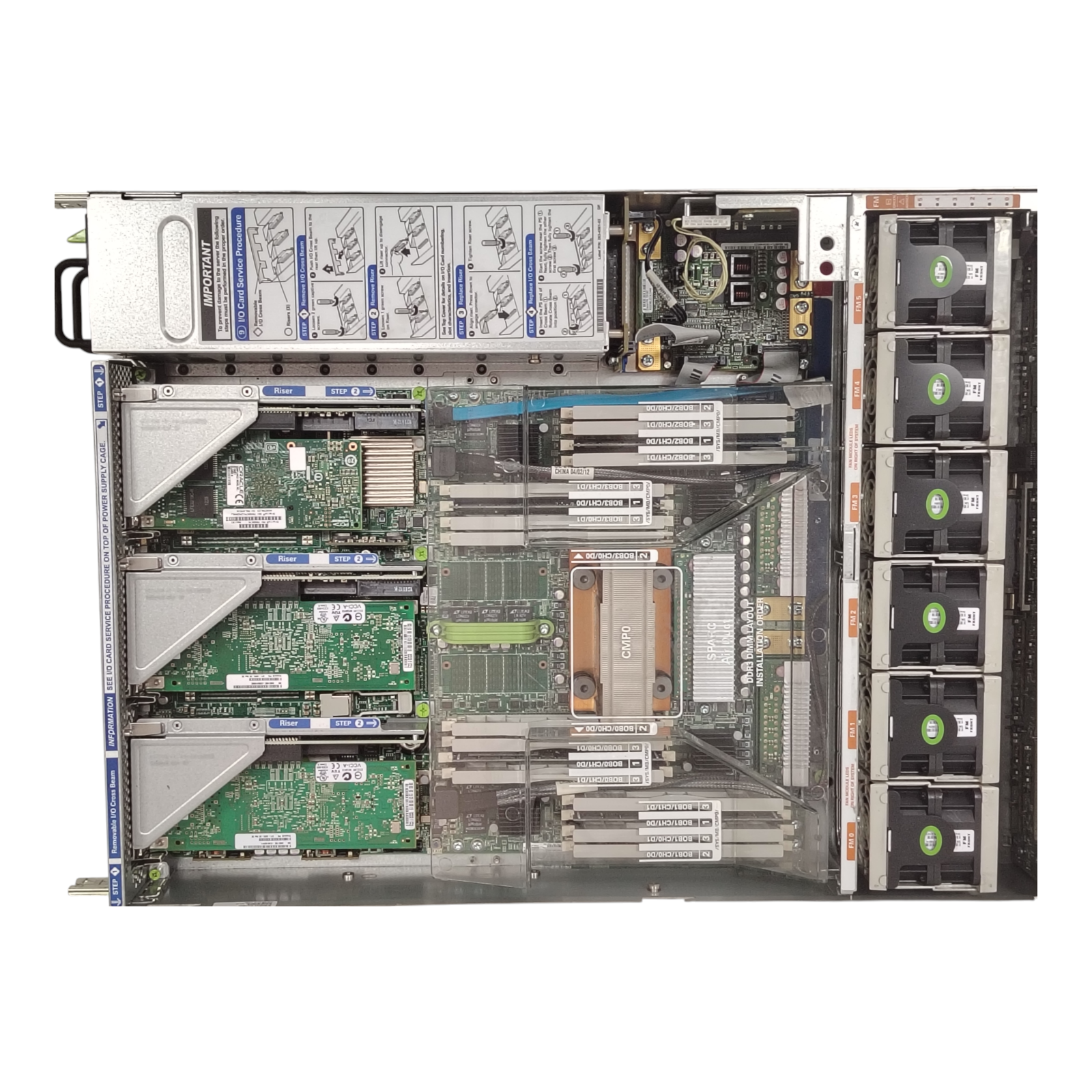 Oracle SPARC T4-1 Server 1x SPARC T4 CPU 32GB RAM, 4x 300GB HDD, HBA, Riser, 2x