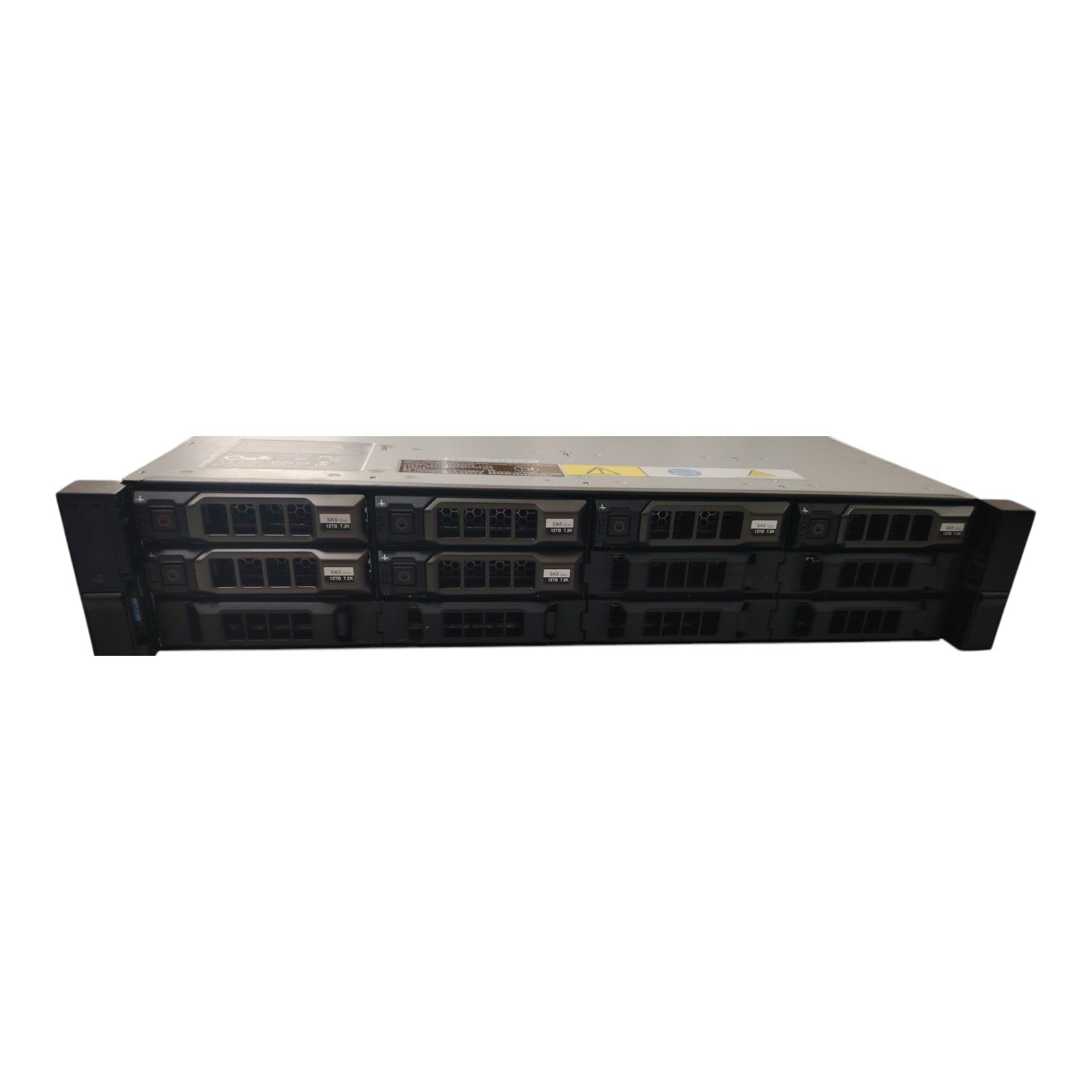 Dell PowerVault ME4012 Storage Array | 72TB (6x12TB SAS) | Dual 12Gb/s Controllers | 2U Rackmount | 580W Redundant PSU