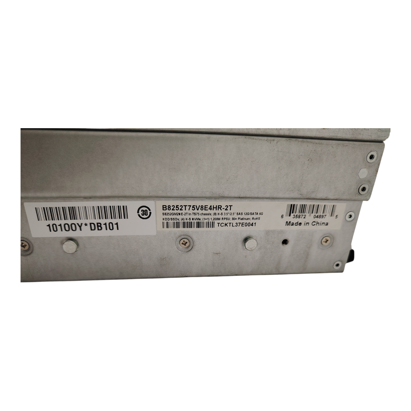 High-performance MiTAC Tyan B8252T75V8E4HR-2T 2U server with dual AMD EPYC 7F32 CPUs, 320GB DDR4 ECC RAM, 1 X 7.68TB NVMe +HDD storage & 1600W redundant PSU.