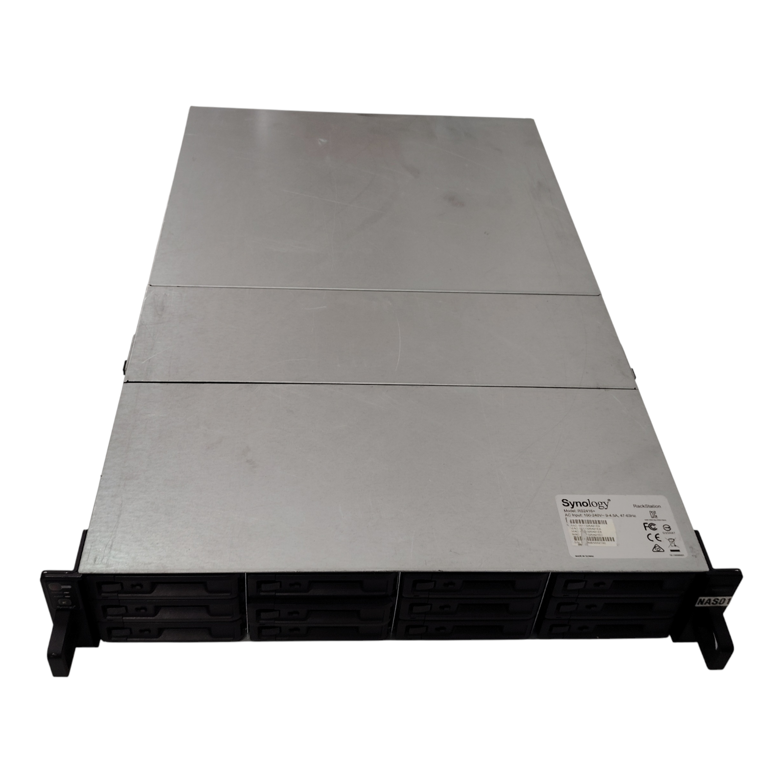 Synology RS2416+ NAS | 72TB Storage (6×4TB + 6×8TB HGST HDDs) | 500W PSU