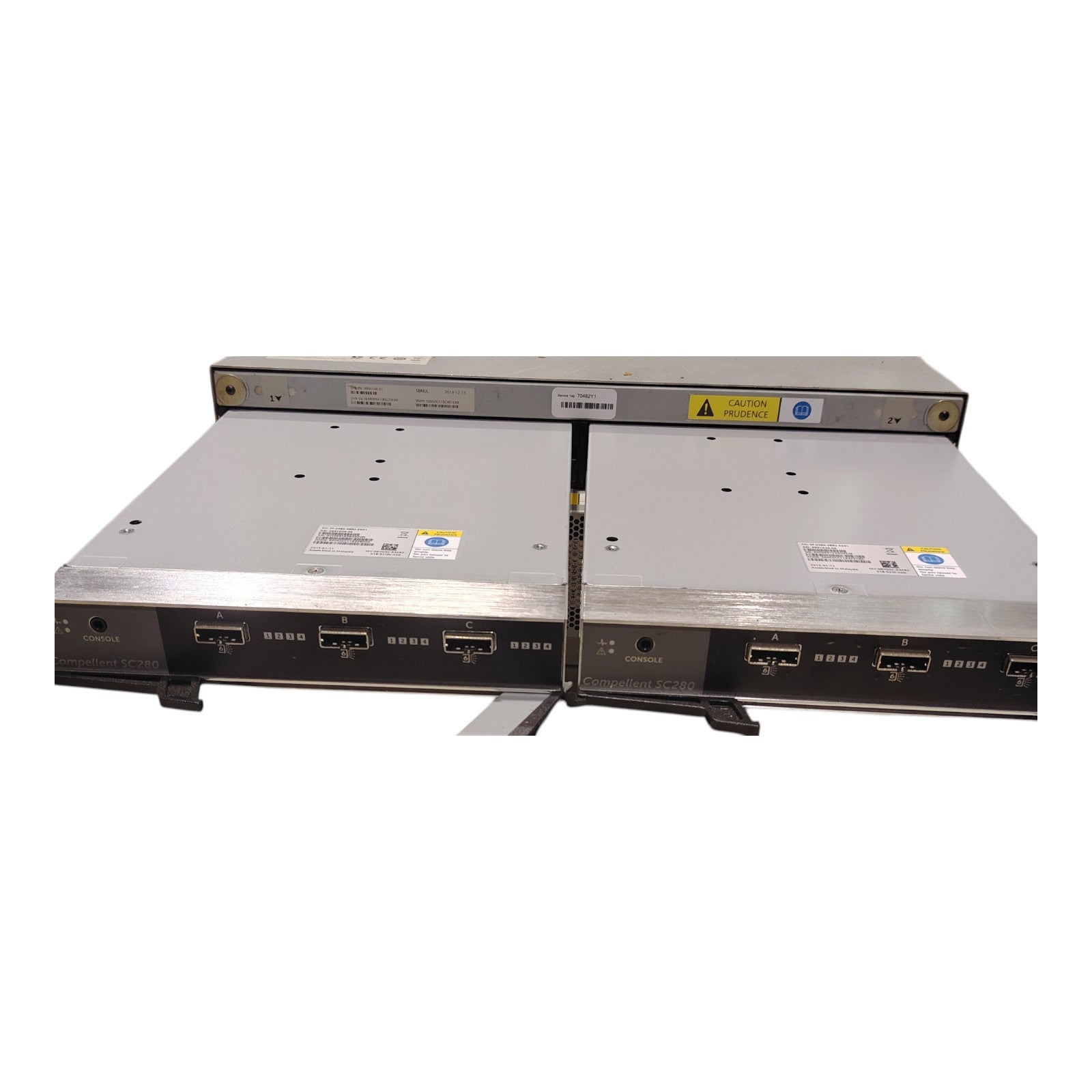 Dell Compellent SC280 Enclosure | 42x 4TB SAS HDDs | Dual SAS Controllers | 168TB High-Density Storage | 5U Rackmount