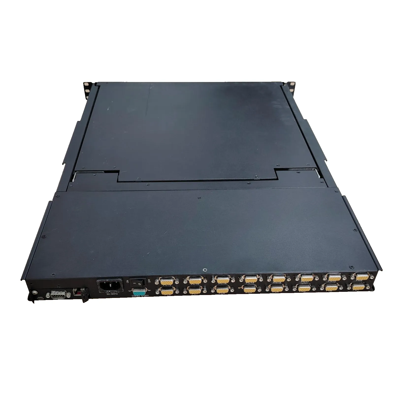 KU-1916 19" 16-Port LCD KVM Console Switch Rackmount – NuSwitch / PSTEK