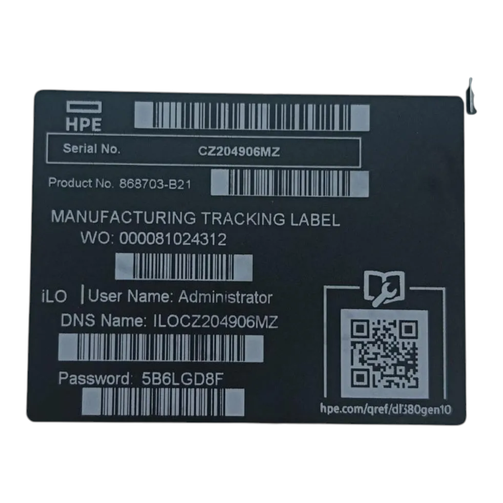 HPE ProLiant DL380 Gen10 2U Rack Server – Barebones No CPU/RAM/HDD, 10Gb LAN, Dual 800W PSU