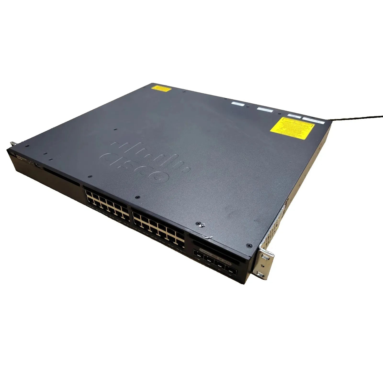 Lot of 2 Cisco WS-C3650-24TS-S Switches | 24-Port Gigabit + 4x 1Gb SFP Uplinks | Layer 3 Managed LAN Base