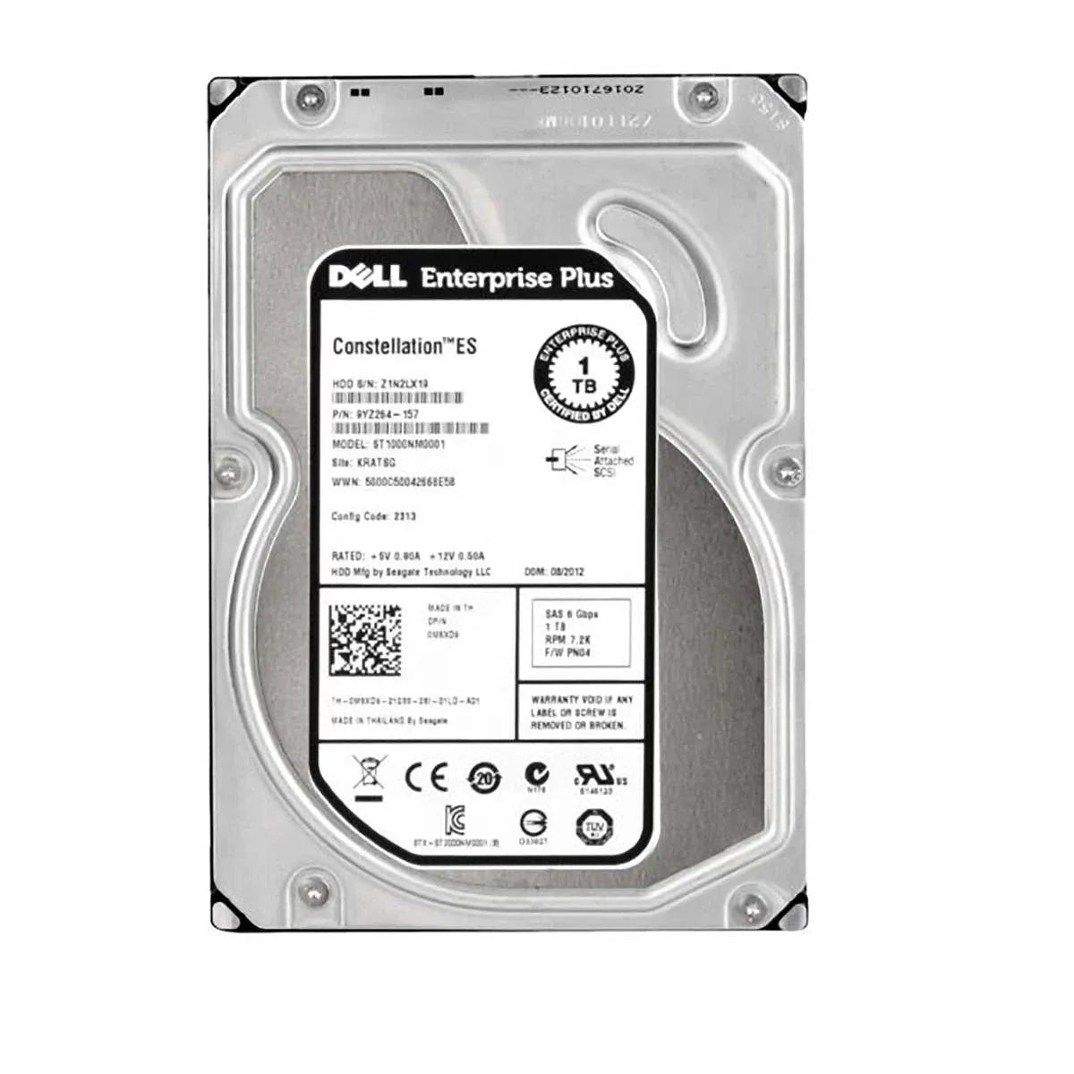 Lot of 24 unit DELL (0M5XD9) 1TB 7.2K RPM 3.5" SAS HDD