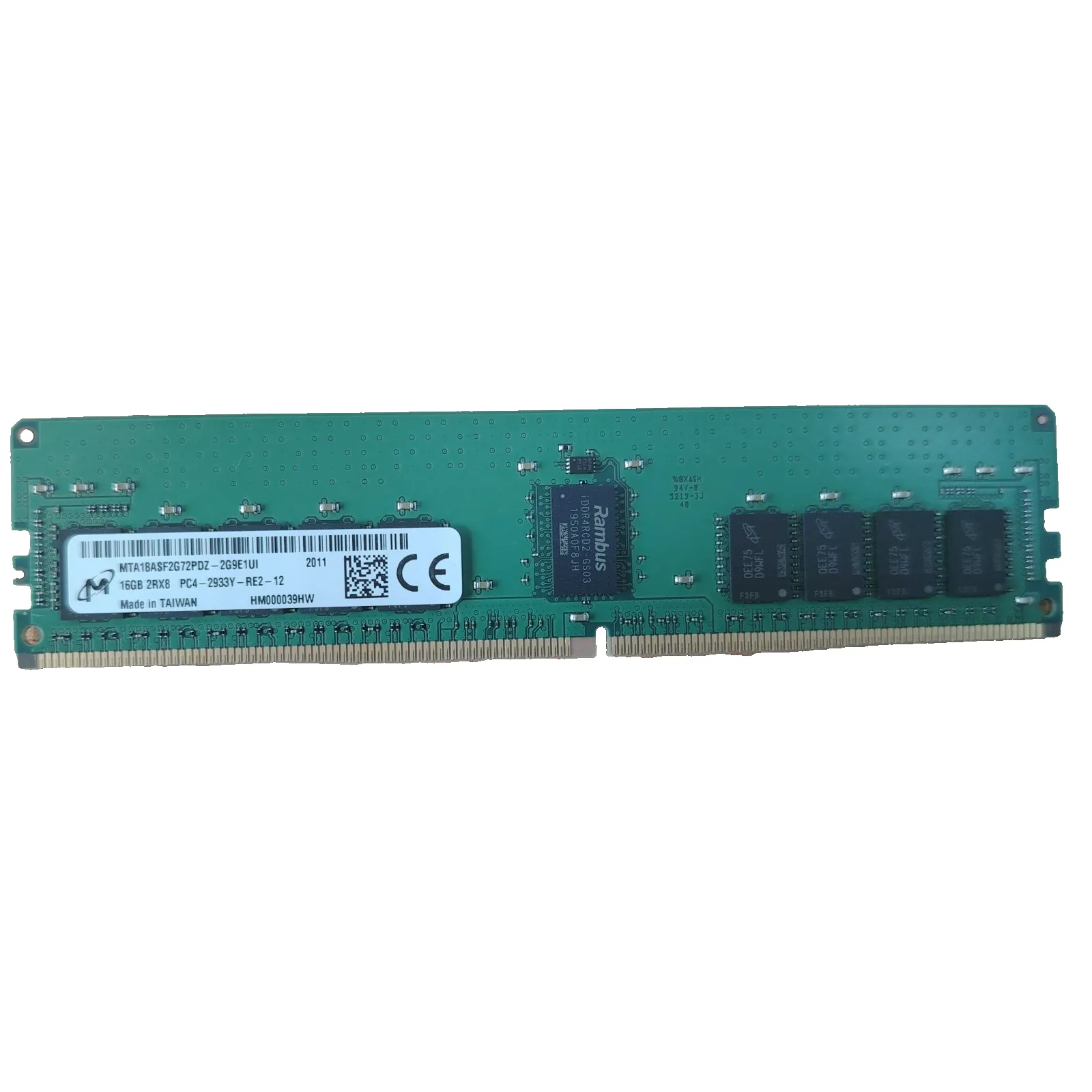 Micron 16GB DDR4 2933Y ECC REG Server RAM MTA18ASF2G72PDZ-2G9E1