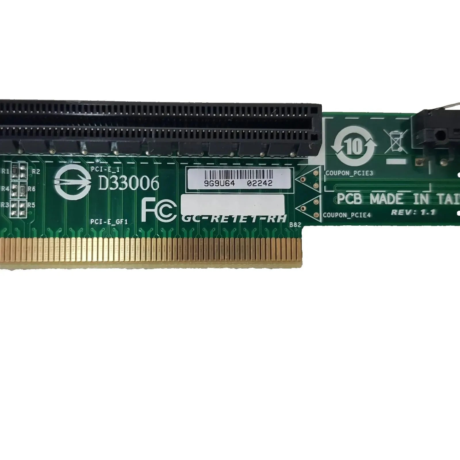 lot of 150 pcs Gigabyte GC‑RE1E1‑RH PCIe Riser Card for Dell PowerEdge Server