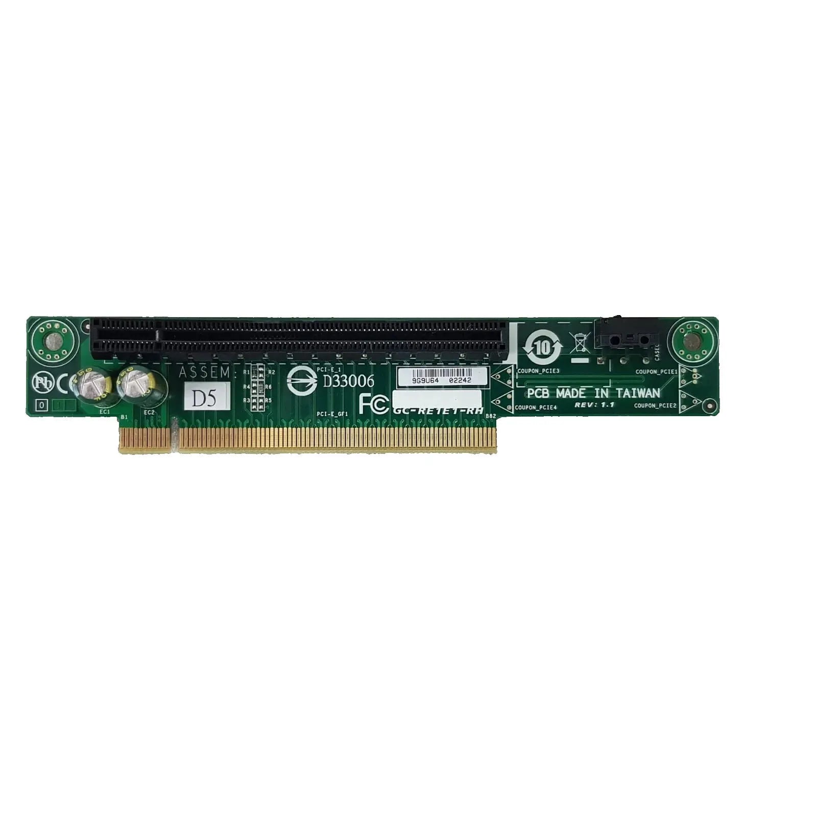 lot of 150 pcs Gigabyte GC‑RE1E1‑RH PCIe Riser Card for Dell PowerEdge Server