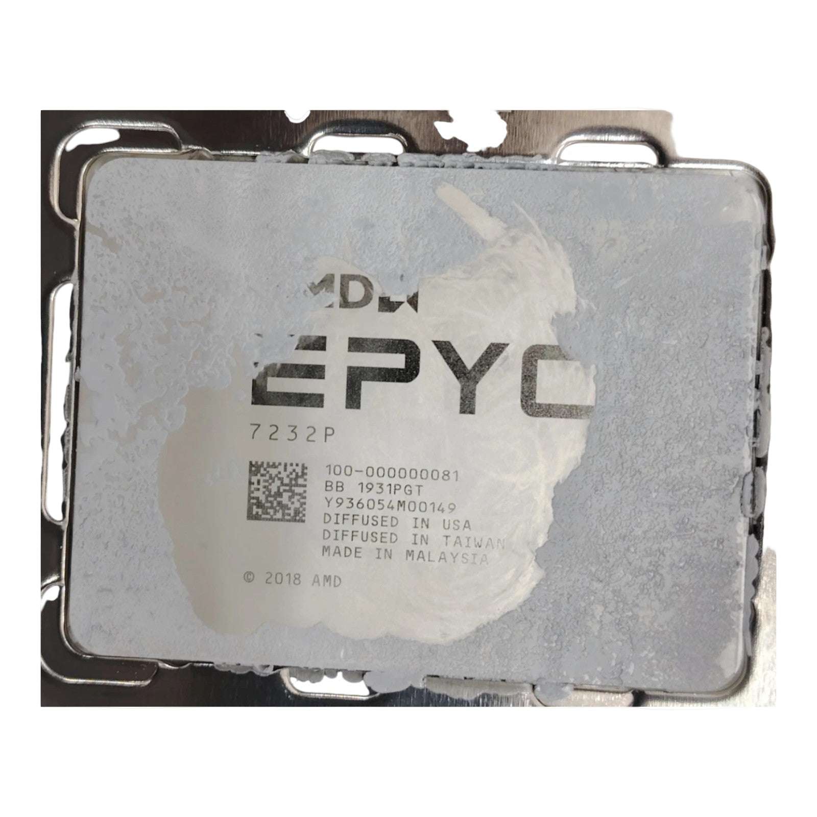 AMD EPYC 7232P 100-000000081 8-Core 3.10GHz 32MB Cache Server CPU Processor (Socket SP3)