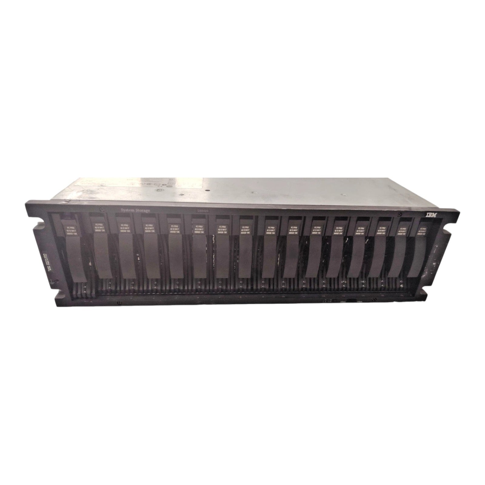IBM System Storage DS5020 (1814-20A) | 3U Rackmount Enclosure | 16x 300GB 10K SAS HDD (4.8TB) | Dual 4Gb Fibre Channel Controllers