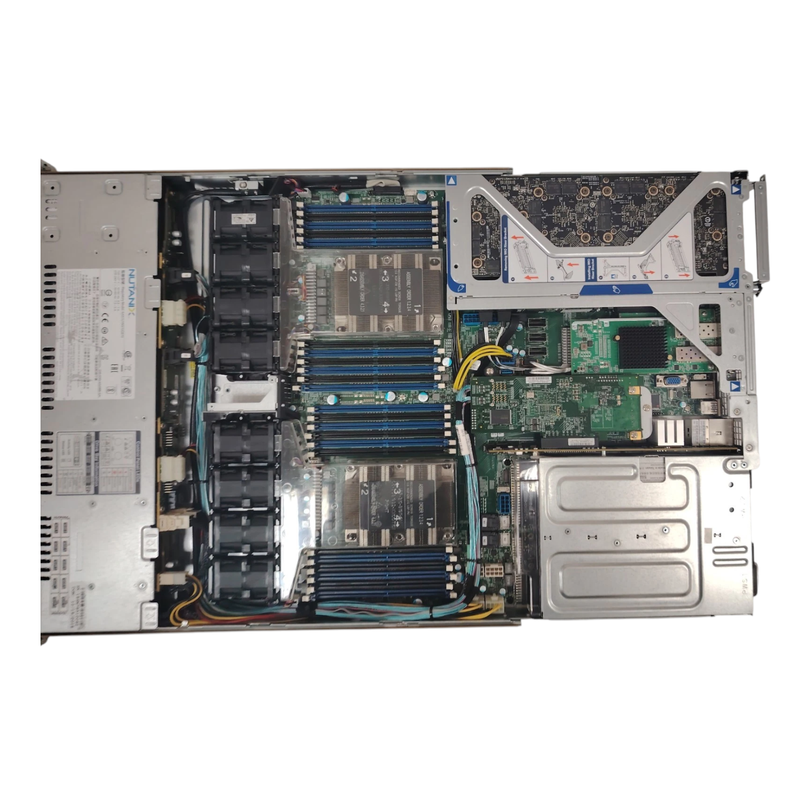 Nutanix / Supermicro NXS1U1NS10G610 1U Rackmount Server – No CPU, RAM, HDD – Includes 2x 240GB M.2 SSD