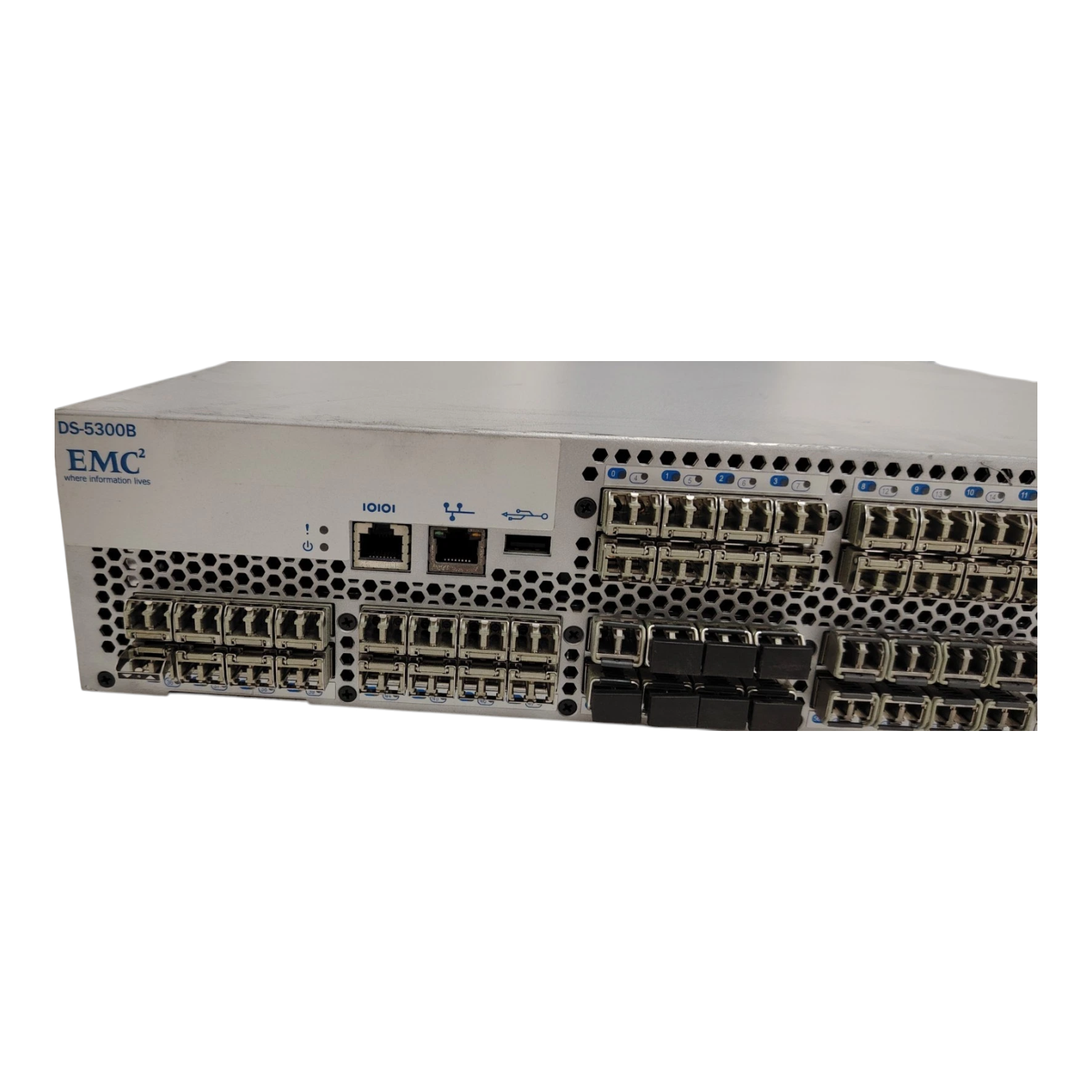 EMC Brocade DS-5300B SAN Switch | 80-Port Fibre Channel | 80x 10G SFPs Included | Enterprise Rackmount Switch