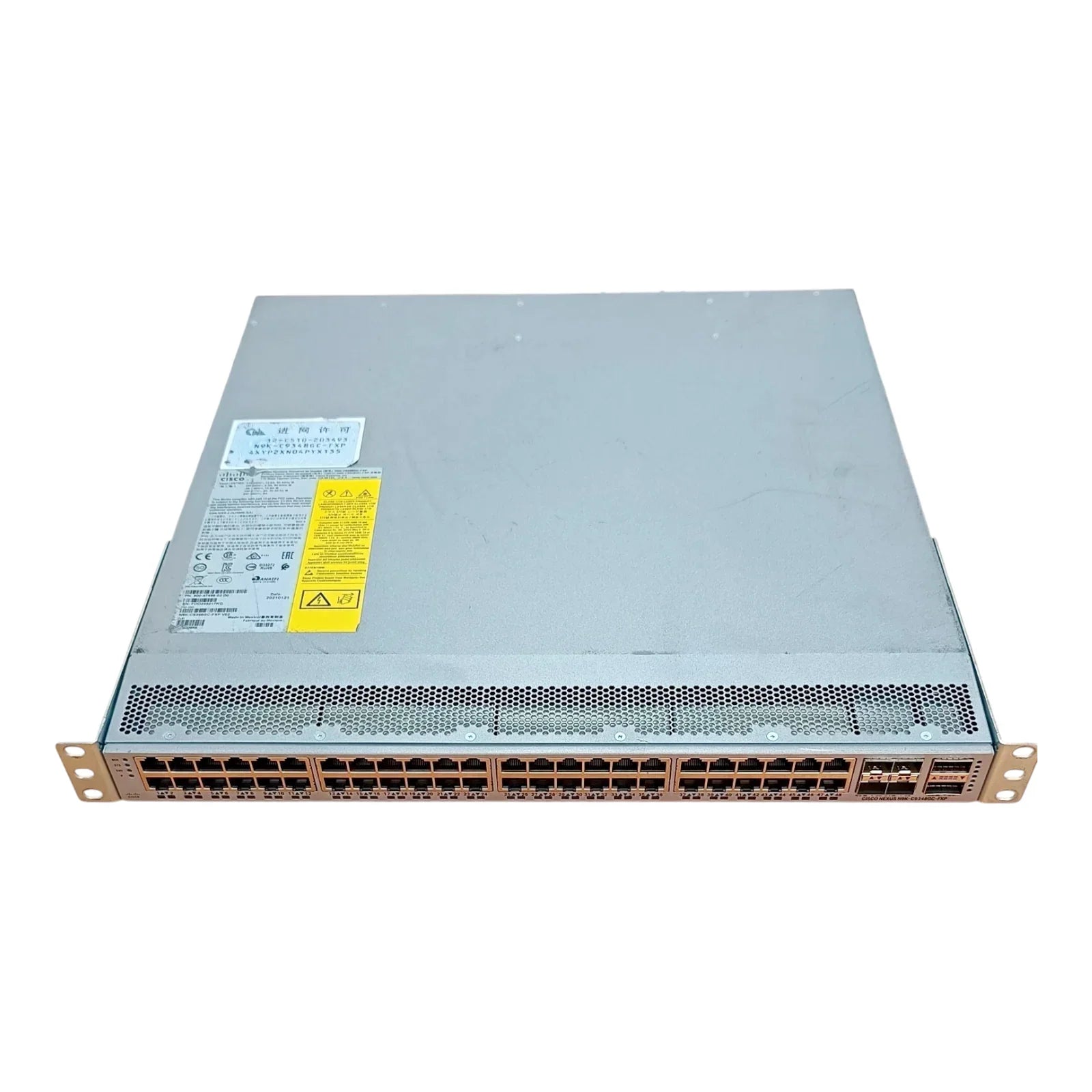 Cisco Nexus N9K-C9348GC-FXP 48-Port Gigabit Ethernet Switch – Layer 3 Data Center Switch