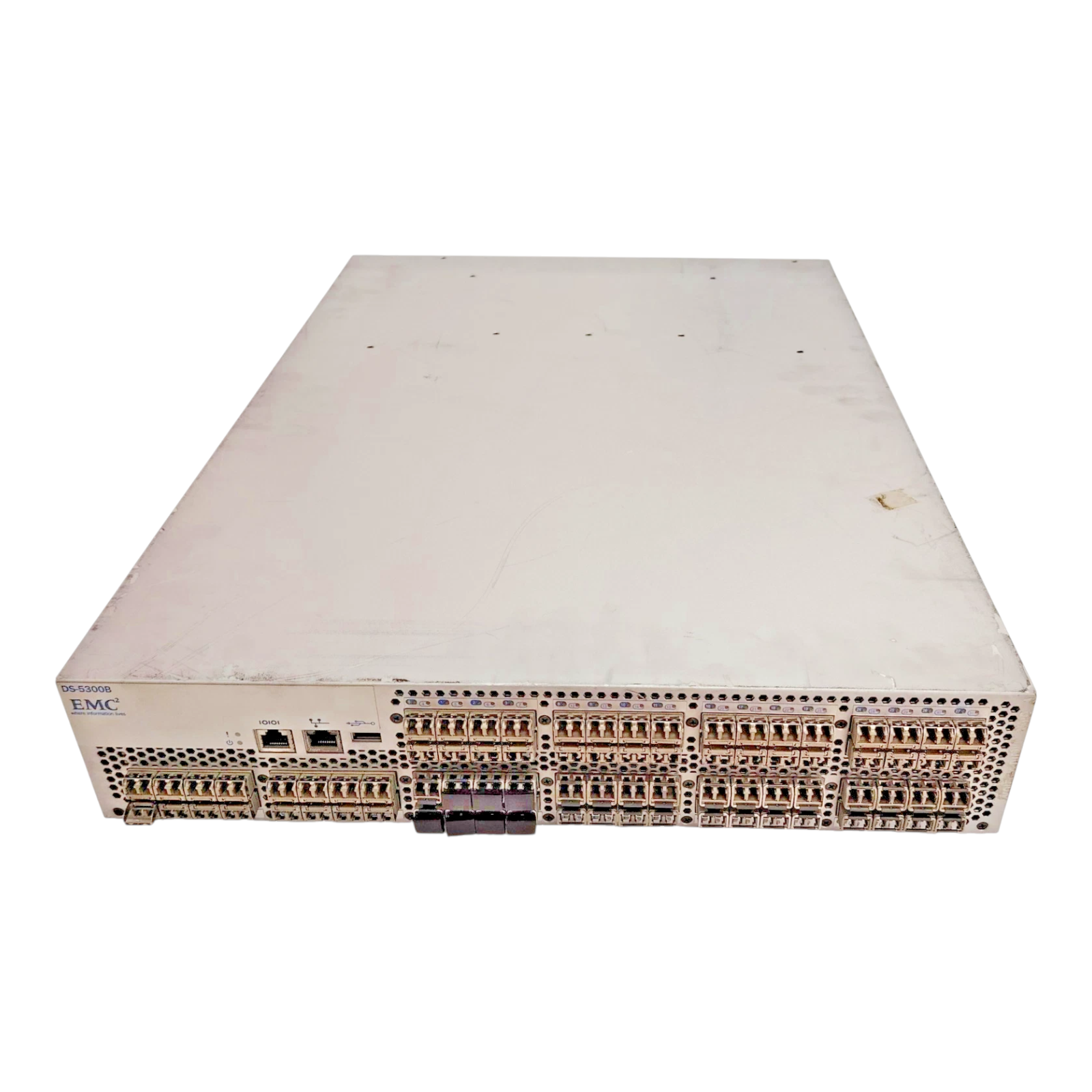 EMC Brocade DS-5300B SAN Switch | 80-Port Fibre Channel | 80x 10G SFPs Included | Enterprise Rackmount Switch