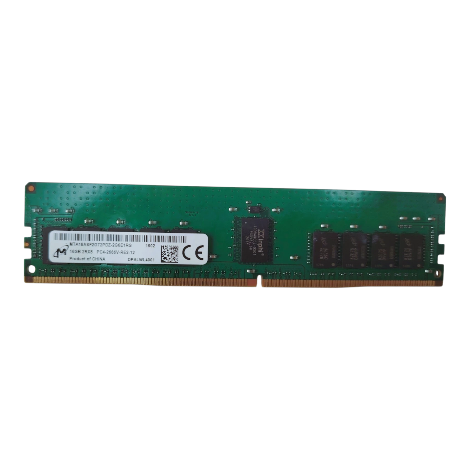 Micron 16GB DDR4-2666V ECC Registered Server RAM – MTA18ASF2G72PDZ-2G6E1