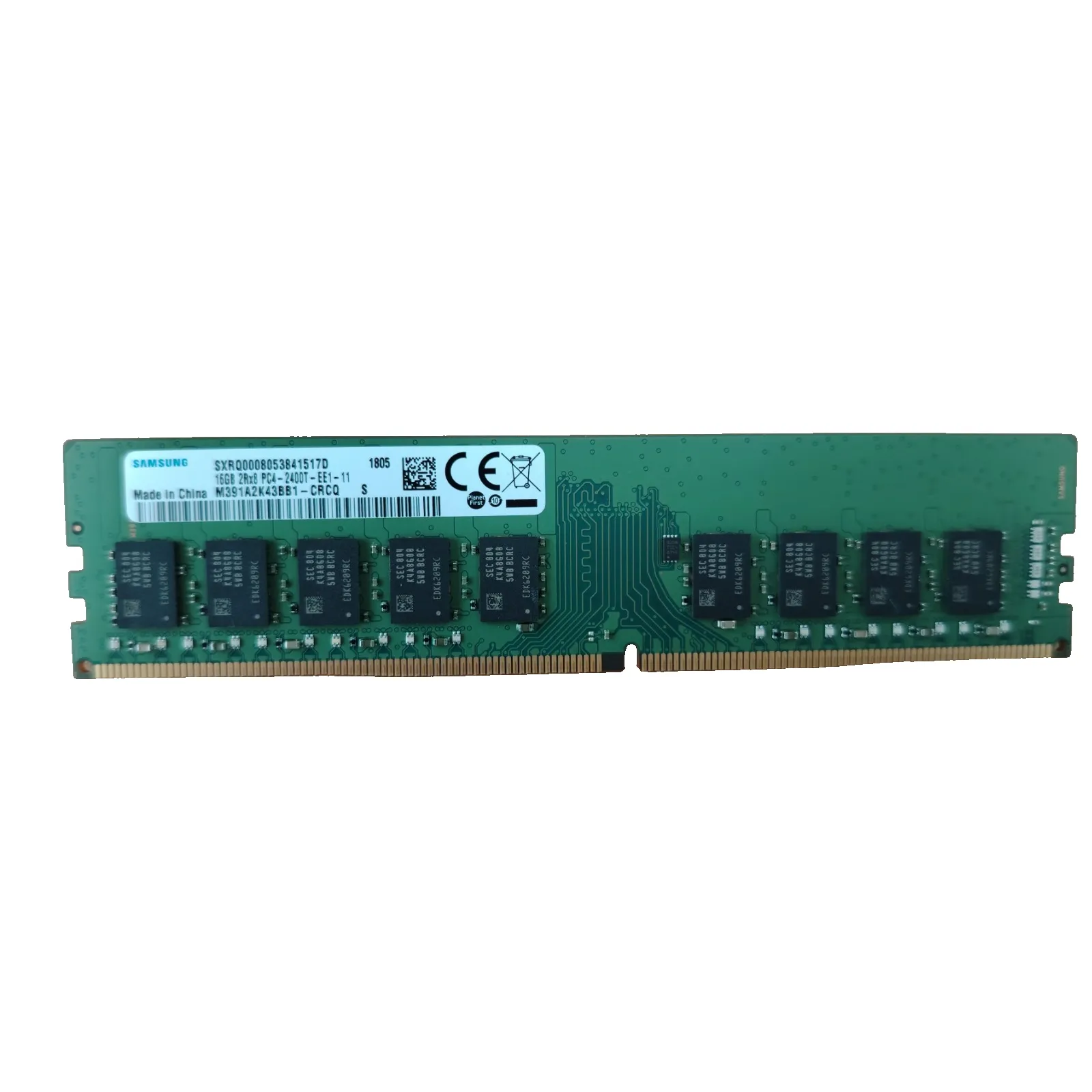 3pcs Samsung 16GB DDR4 2400MHz UDIMM PC4-19200 M391A2K43BB1-CRC