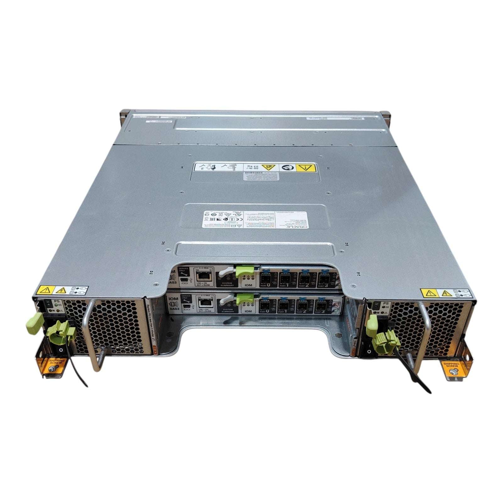 Oracle DE3-24P 2U Storage Array | 24-Bay Enterprise SAN/NAS | 20×1.2TB SAS + 4×200GB SSD | Dual Controllers