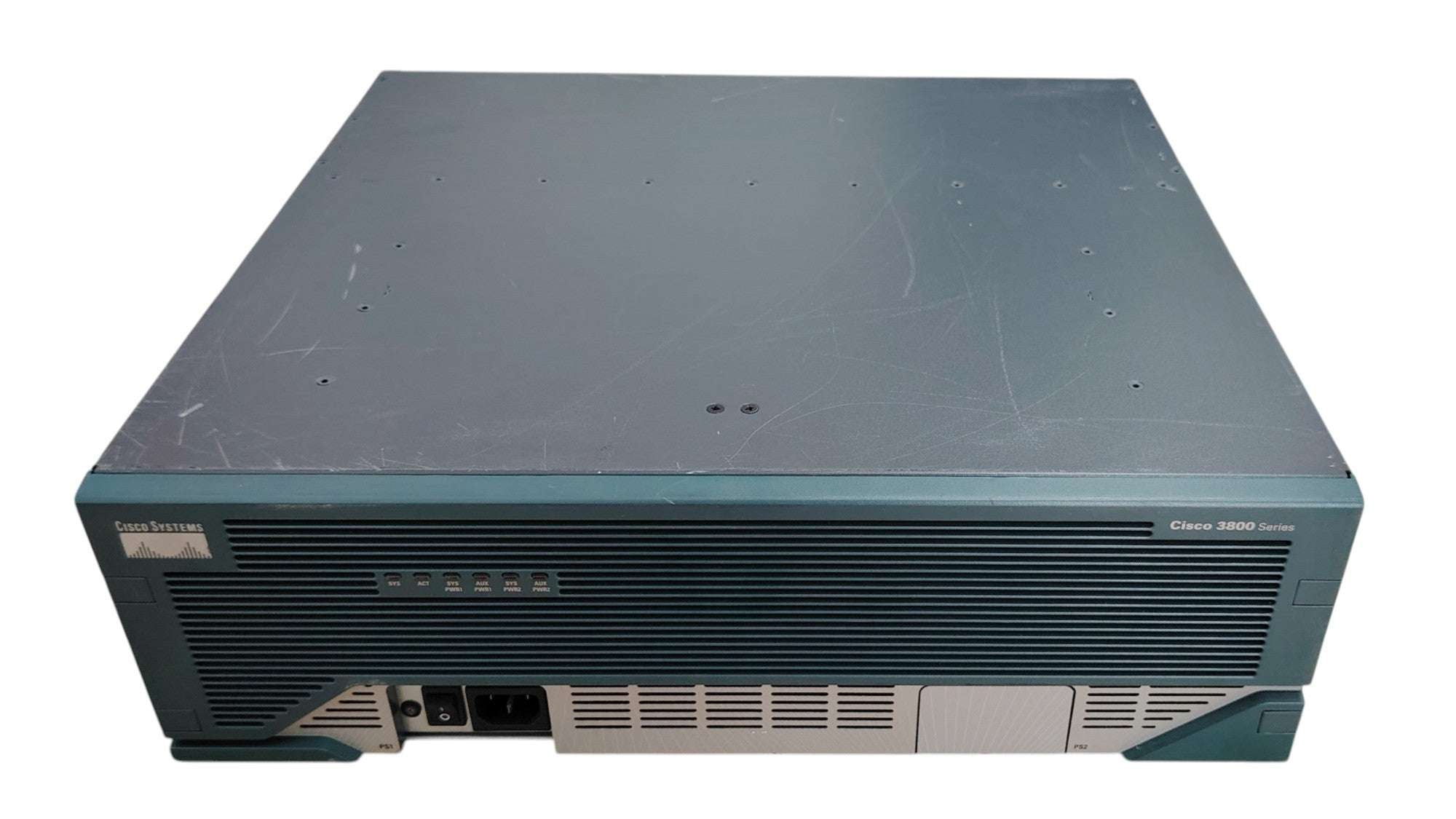 Cisco 3845 Integrated Services Router – 2x Gigabit Ethernet, 1x SFP, Rack-Mountable ISR