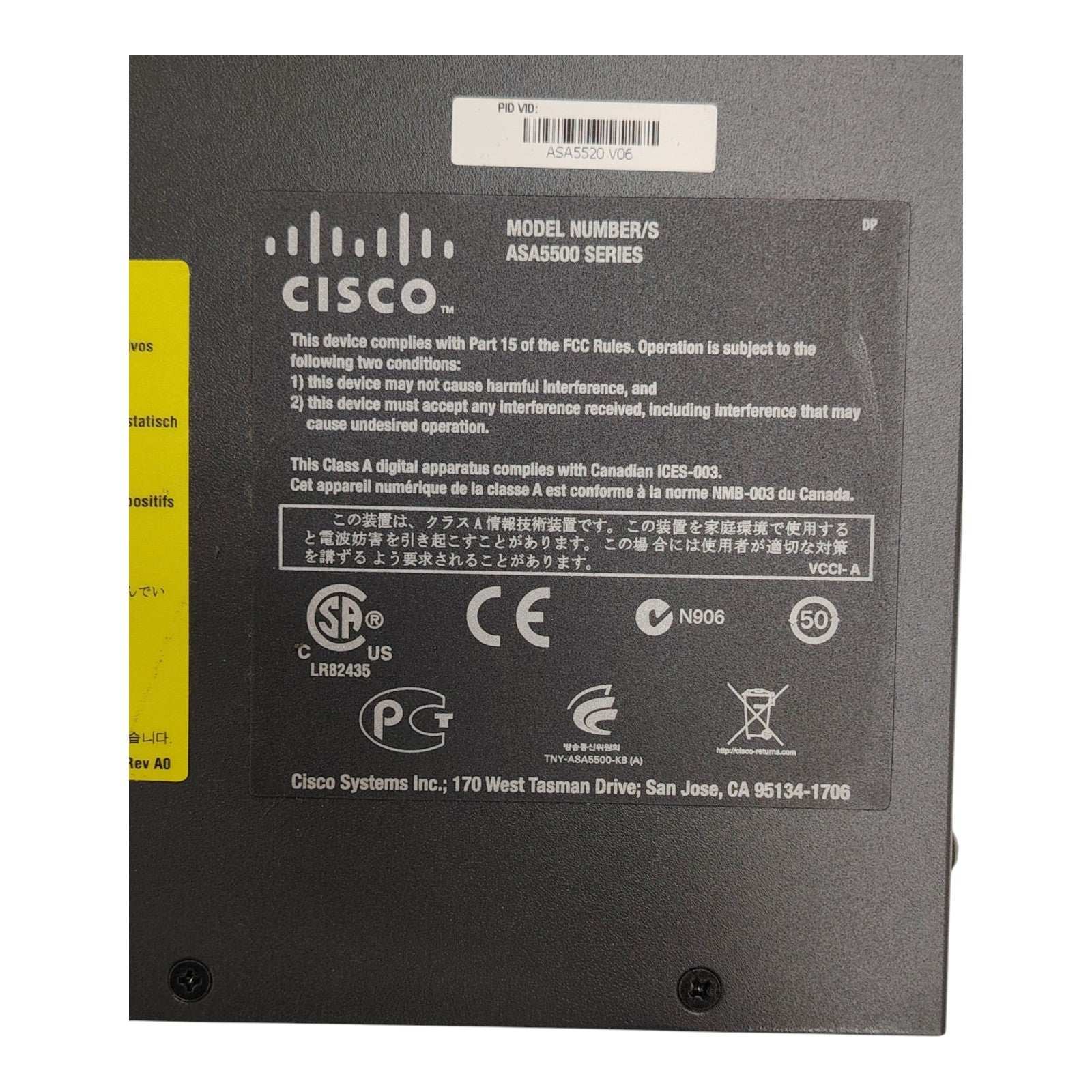 Cisco ASA5520 Adaptive Security Appliance Firewall – Enterprise Network Security Appliance