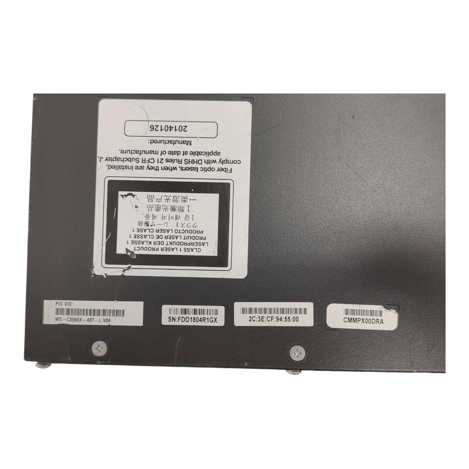 Cisco Catalyst WS-C3560X-48T-L 48-Port Gigabit Managed Layer 3 Switch with Network Module Expansion