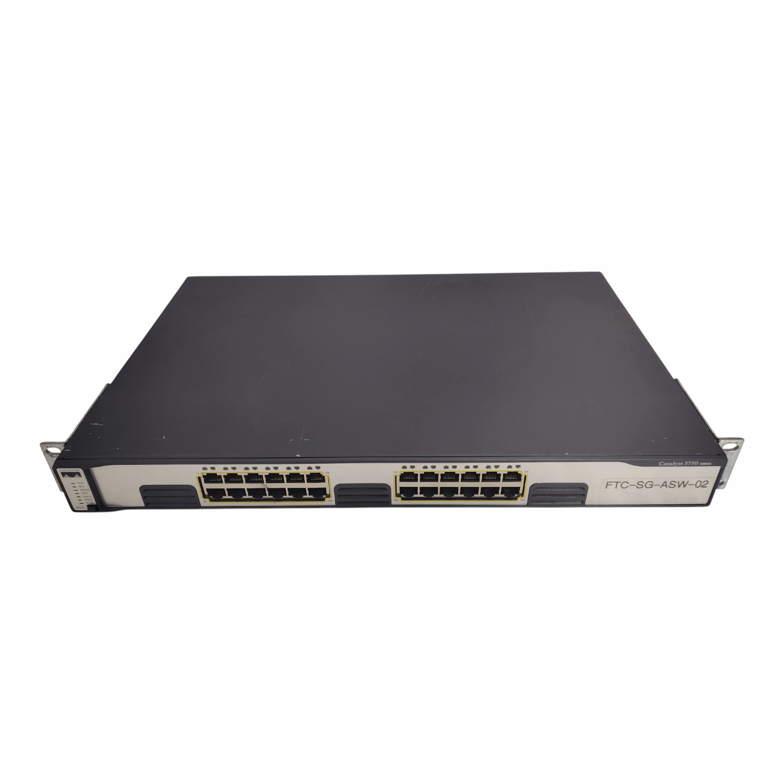 Cisco WS-C3750G-24T-S 24-Port Gigabit Ethernet Switch | Enterprise Managed Layer 3 Stackable Switch