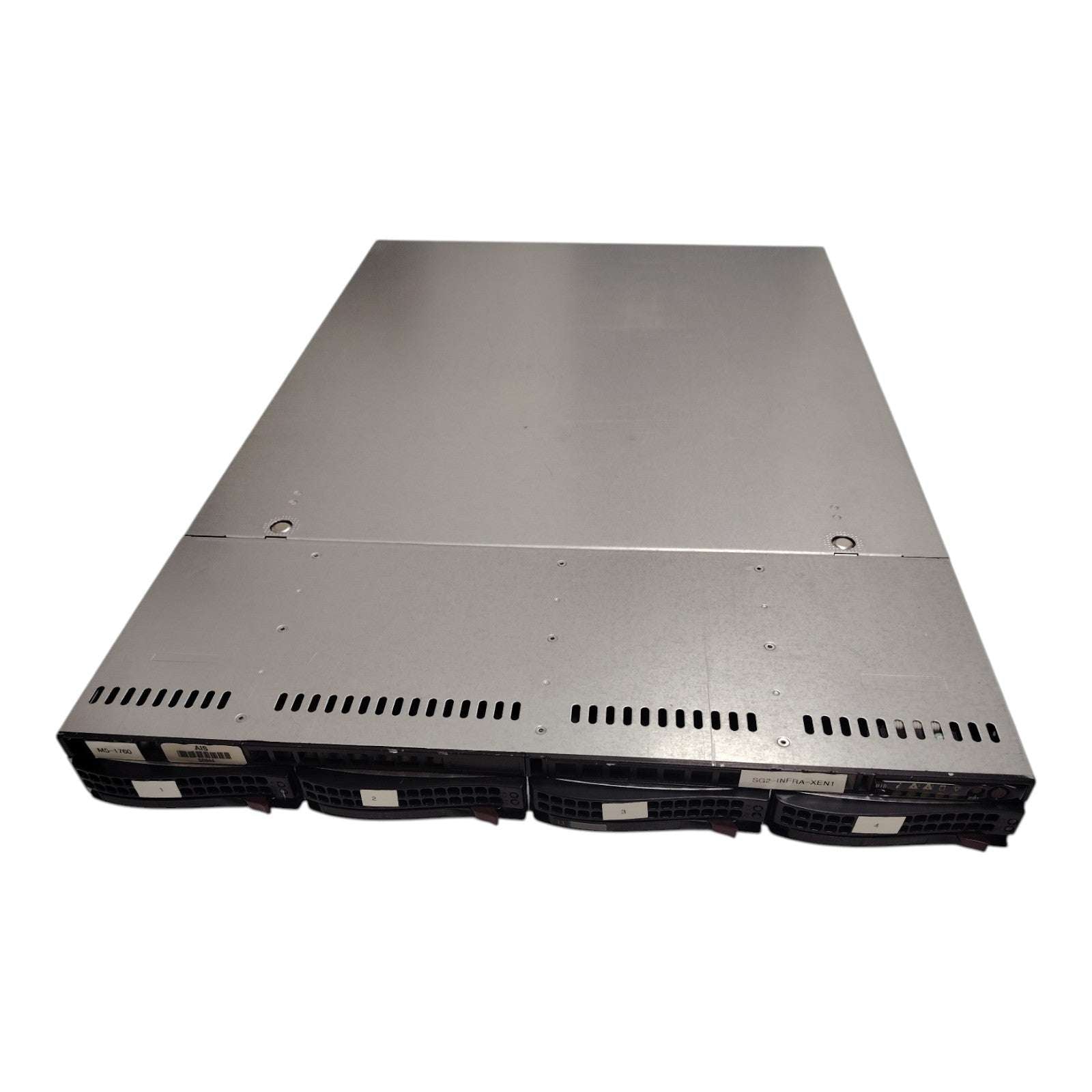 Supermicro CSE-815 1U Rackmount Server | 2x Intel Xeon E5-2620 | 128GB RAM | 4x 1.2TB SSD | RAID, Riser, NIC
