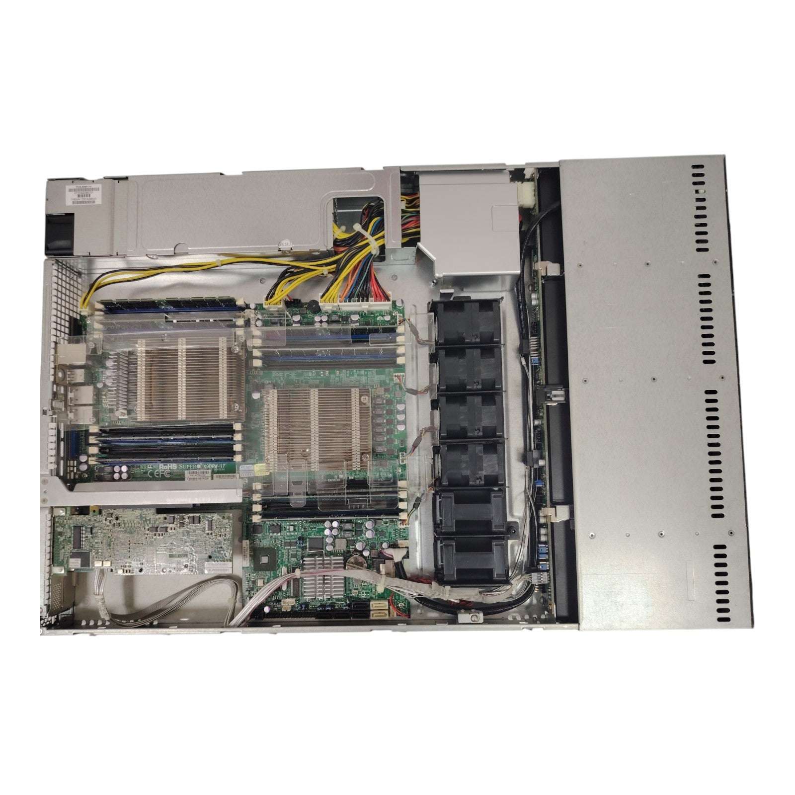 Supermicro CSE-815 1U Rackmount Server | 2x Intel Xeon E5-2620 | 128GB RAM | 4x 1.2TB SSD | RAID, Riser, NIC