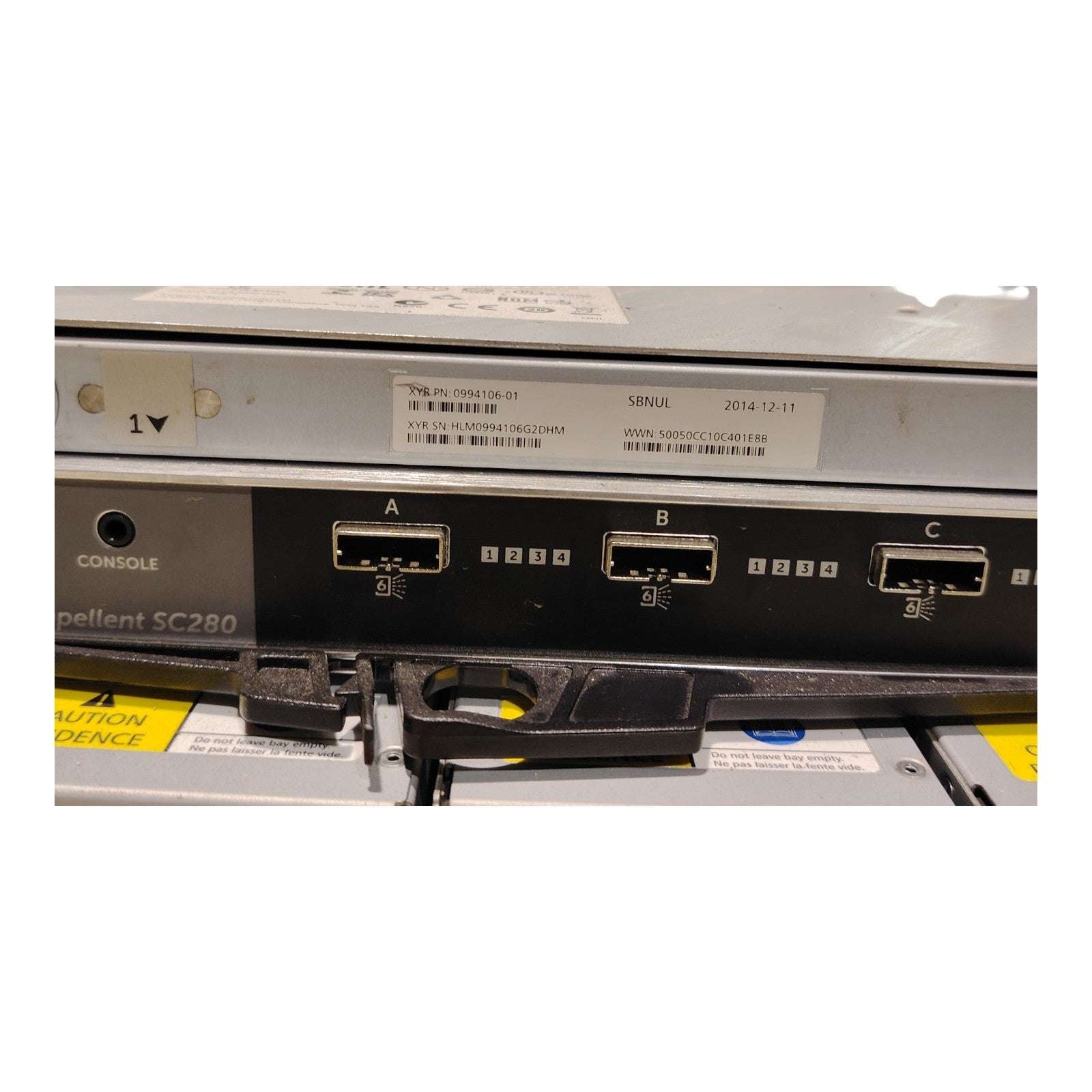 Dell Compellent SC280 Enclosure | 42x 4TB SAS HDDs | Dual SAS Controllers | 168TB High-Density Storage | 5U Rackmount