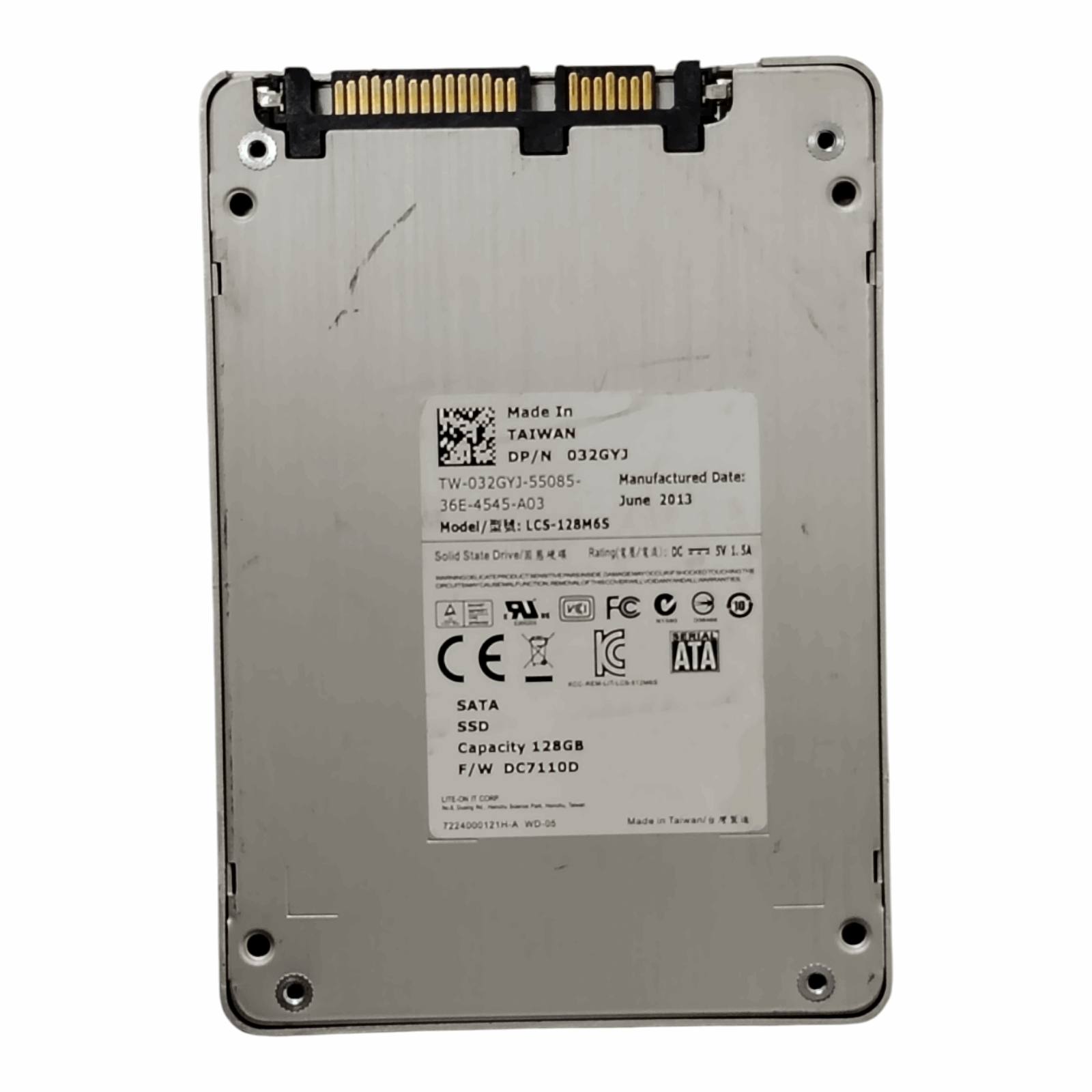 Dell Lite-On 032GYJ LCS-128M6S 128GB SATA 2.5" SSD – Enterprise Solid State Drive