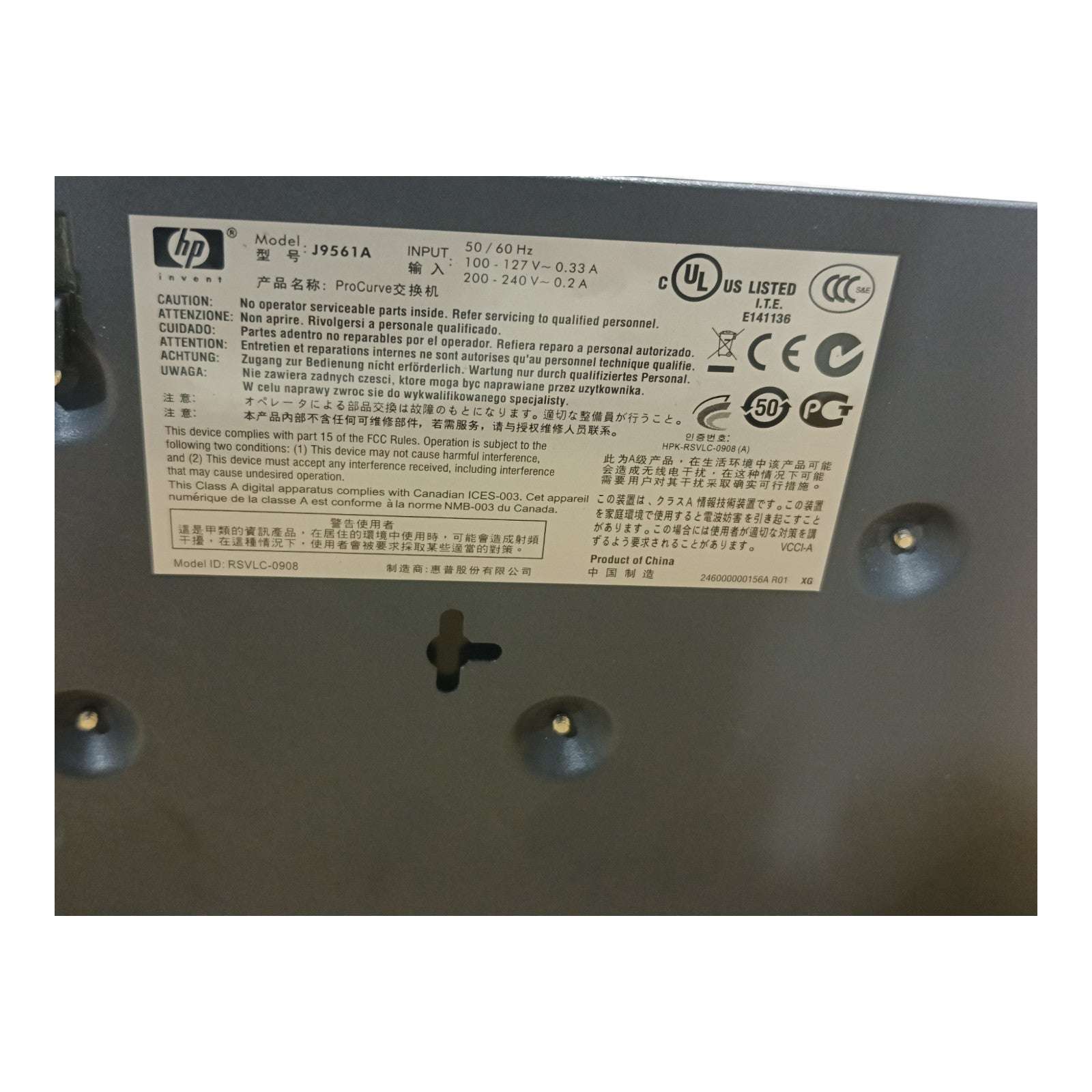 HP ProCurve J9561A 1410-24G | 24-Port Gigabit Ethernet Switch | Unmanaged Rackmount Network Switch