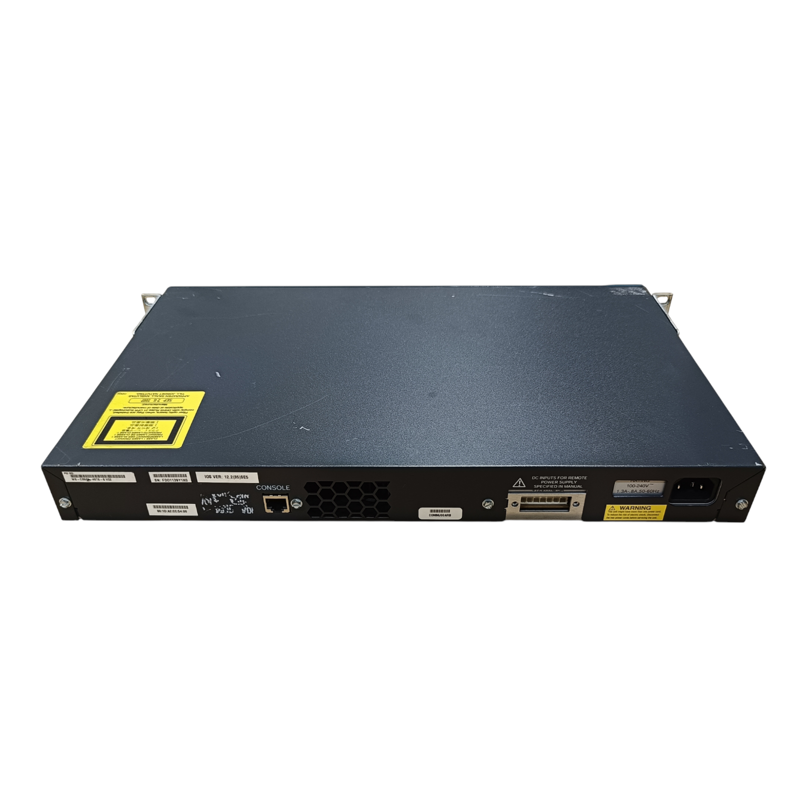 Cisco Catalyst WS-C3560-48TS-S 48-Port Gigabit Switch with 4 SFP Uplinks – Managed Layer 3 Network Switch